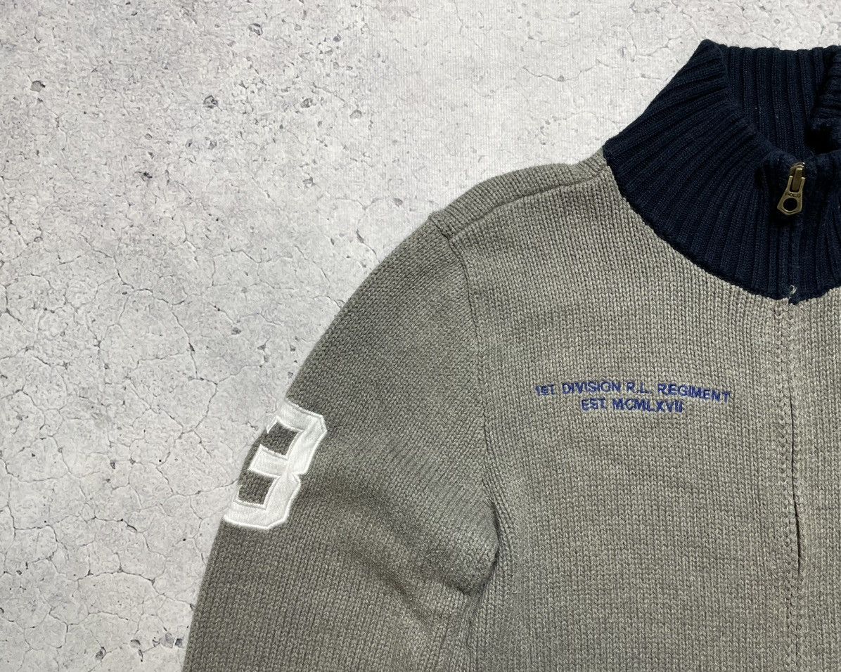Polo Ralph Lauren Vintage 90s Crewneck Zip Sweater Polo Ralph Lauren Big Pony Size US S / EU 44-46 / 1 - 8 Thumbnail