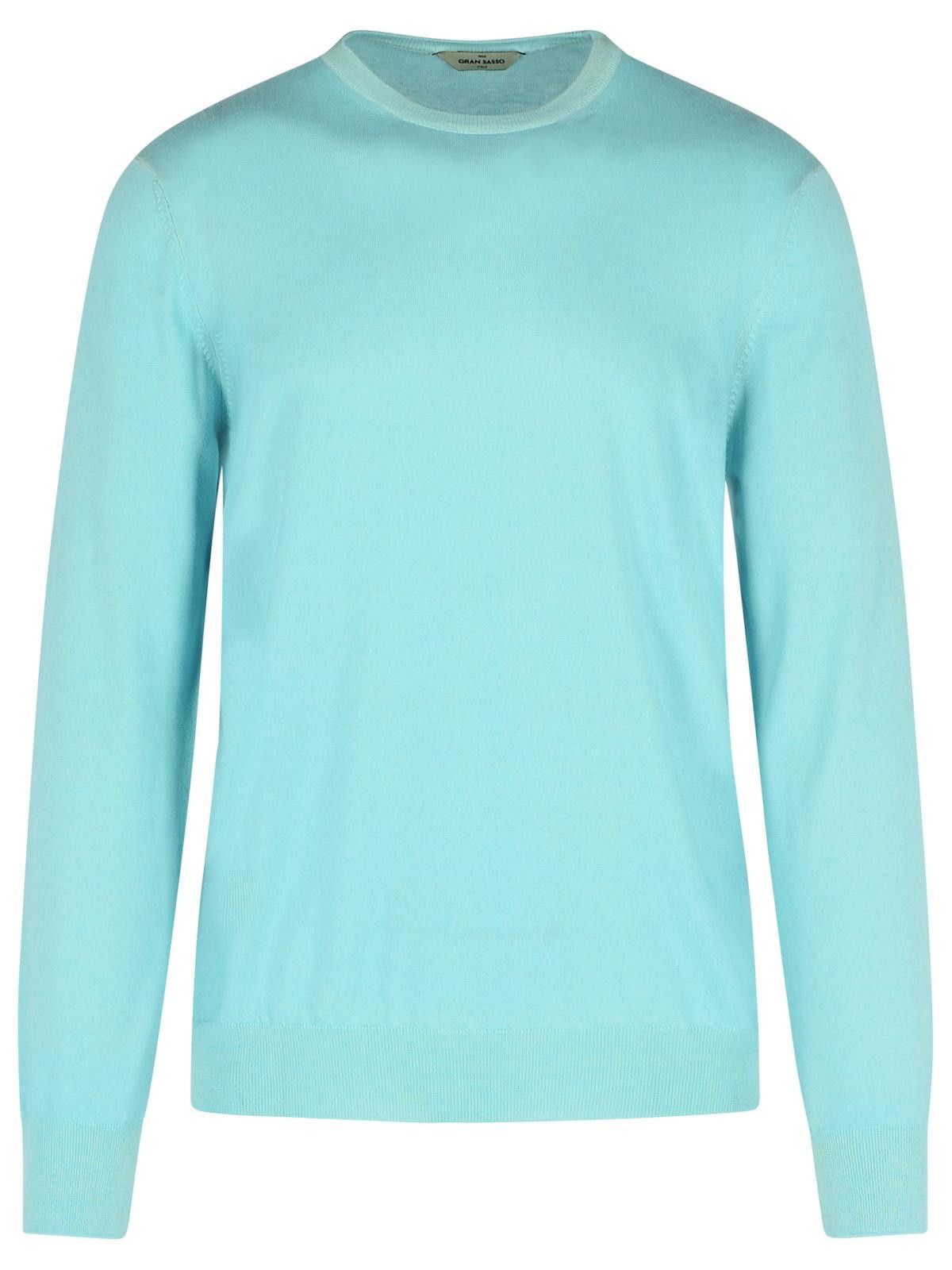 Gran Sasso GRAN SASSO Light Blue Cashmere Sweater Size US L / EU 52-54 / 3 - 1 Thumbnail