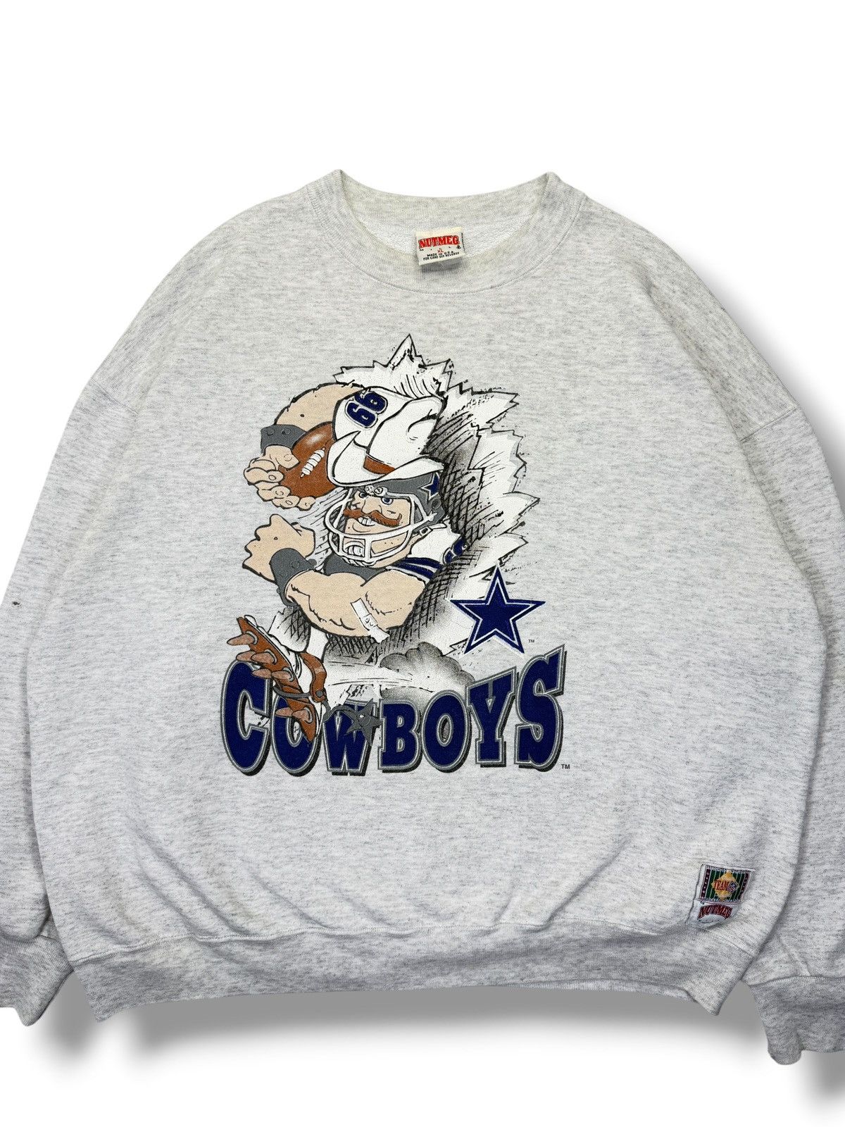 NFL Vintage 90’s Dallas Cowboys Nutmeg Sweater Size US XL / EU 56 / 4 - 2 Thumbnail