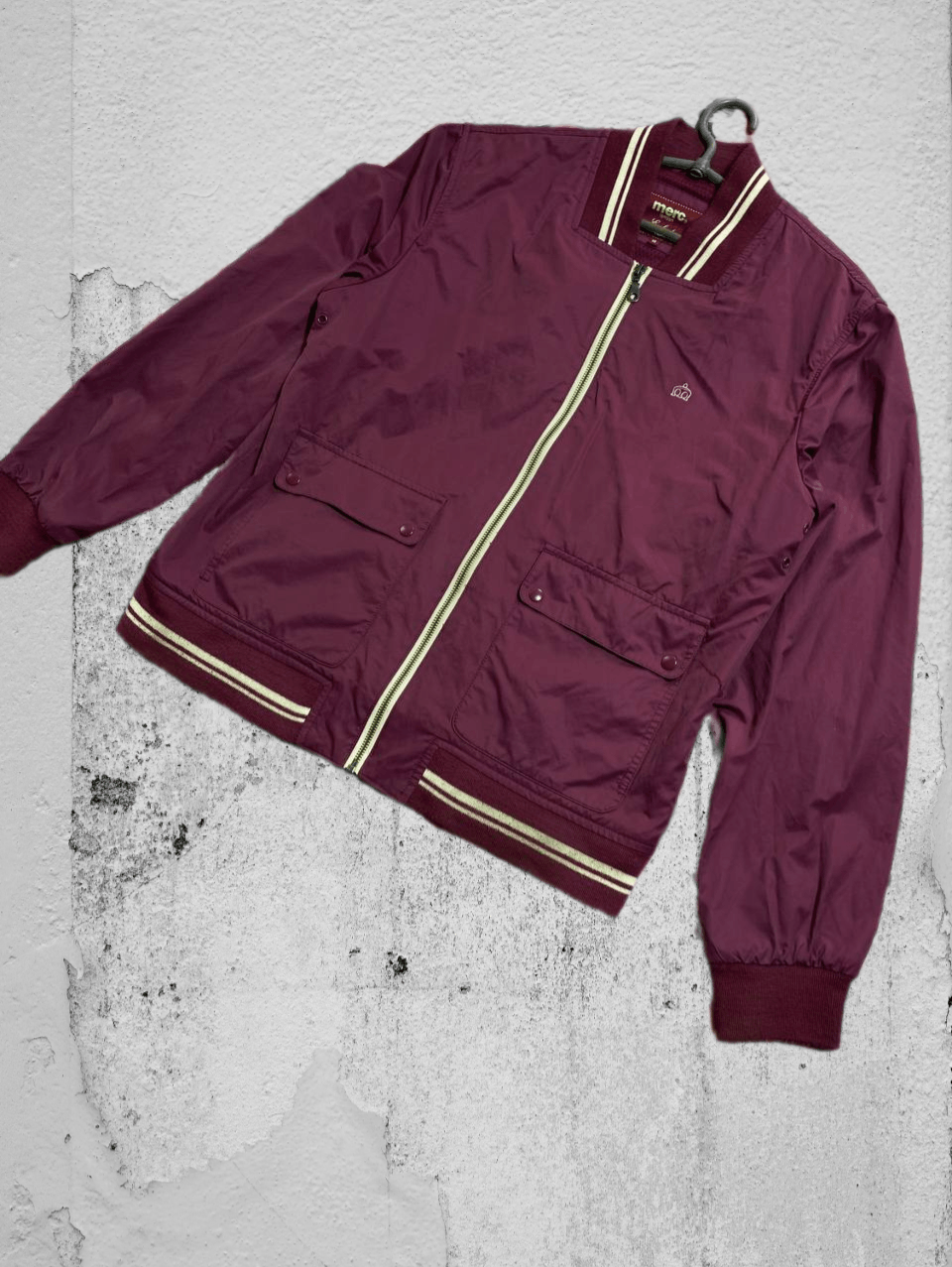Merc × Vintage MERC London England Campbell jacket Burgundy SIZE Mlight Size US M / EU 48-50 / 2 - 1 Thumbnail