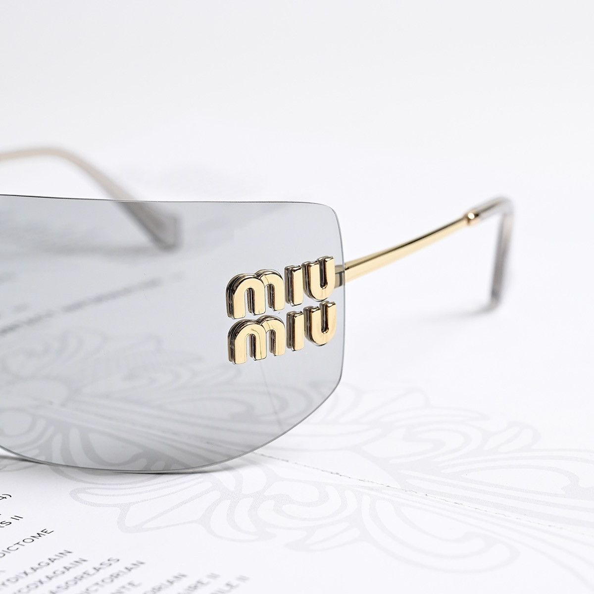 Miu Miu MIU MIU 0MU 54YS SUNGLASSES Size ONE SIZE - 3 Thumbnail