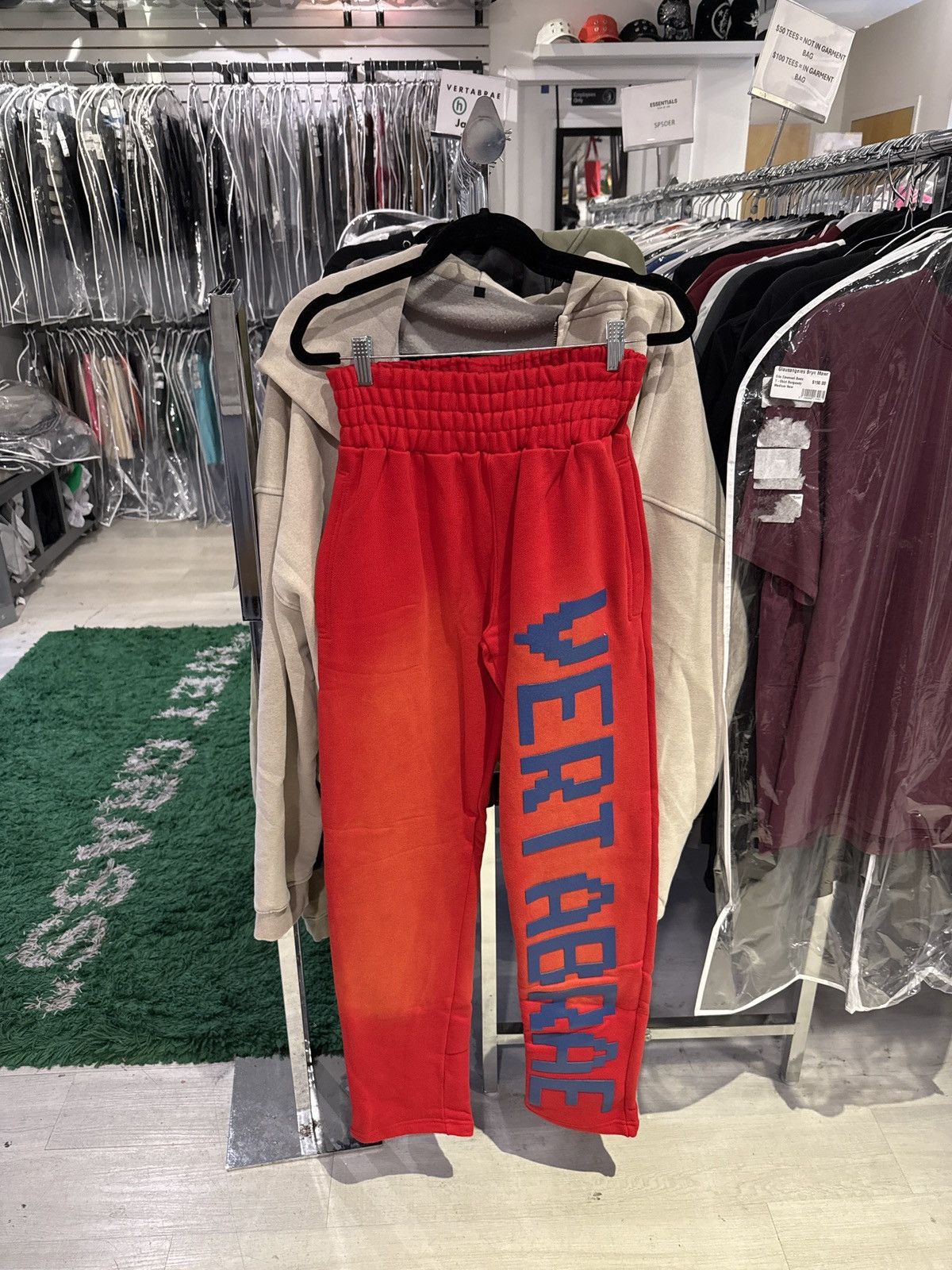 Vertabrae Vertabrae Sweatpants Red Blue Size US 33 - 1 Thumbnail