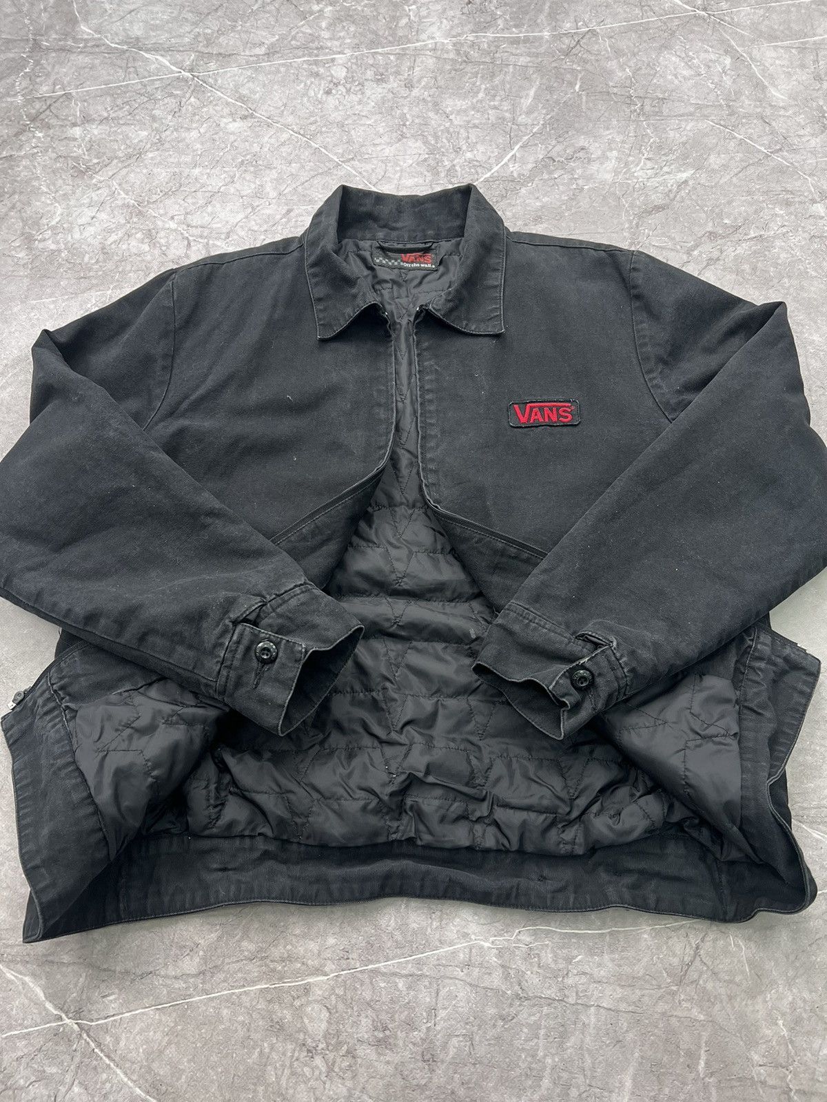 Vans × Vintage Vintage 90s Sunfaded VANS SKATE MODULAR Detroit Jacket Size US M / EU 48-50 / 2 - 7 Thumbnail