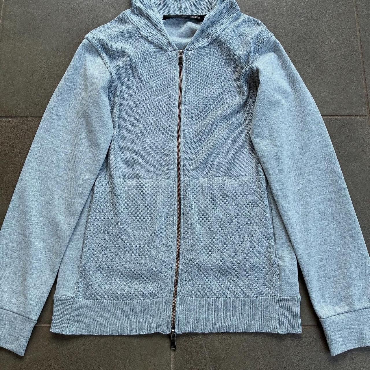 Schlussel Japanese brand Schlussel double zip hybrid knit hoodie Size US S / EU 44-46 / 1 - 3 Thumbnail