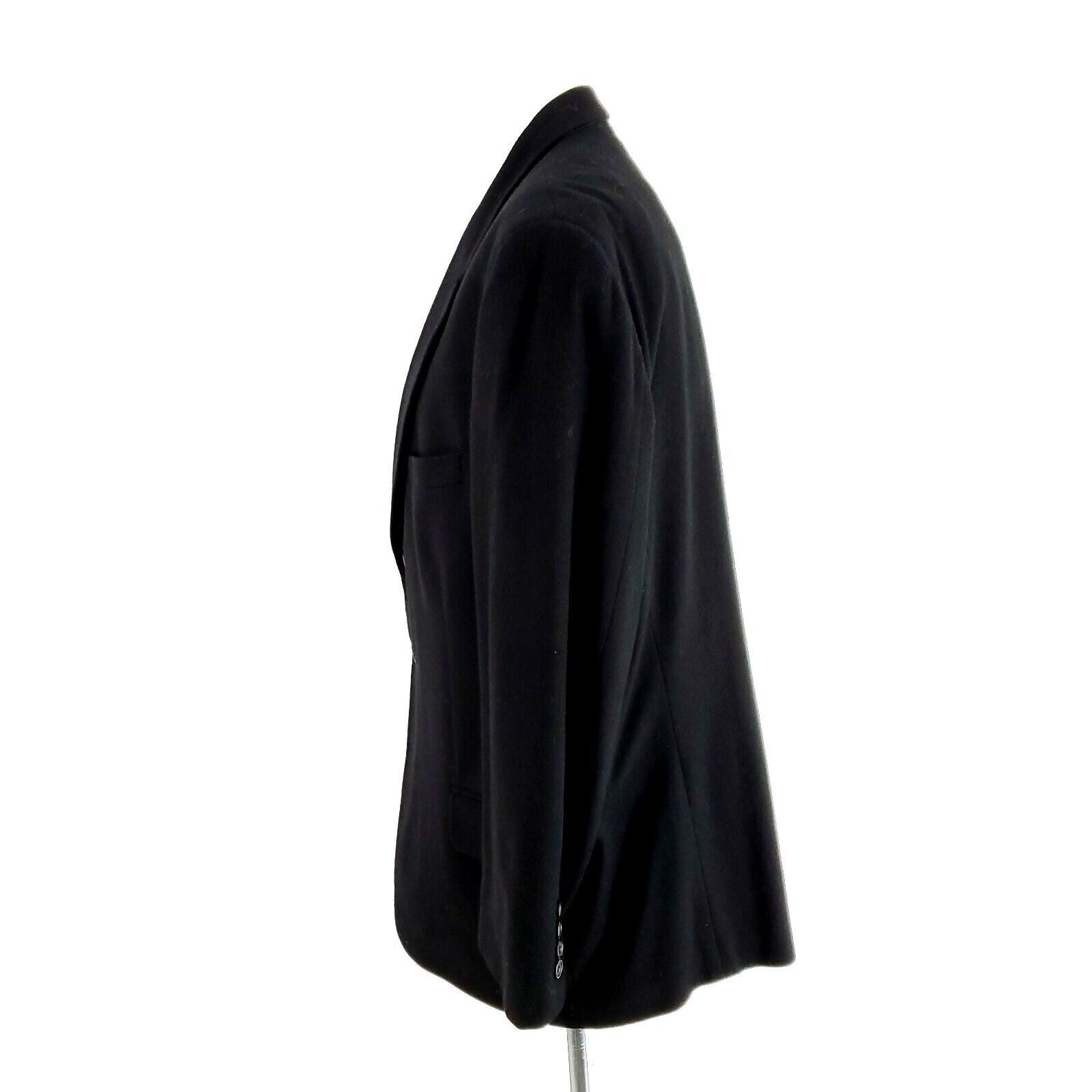 Oscar De La Renta Oscar De La Renta Virgin Wool Nylon Cashmere 3 Button Sport Size 44R - 4 Thumbnail