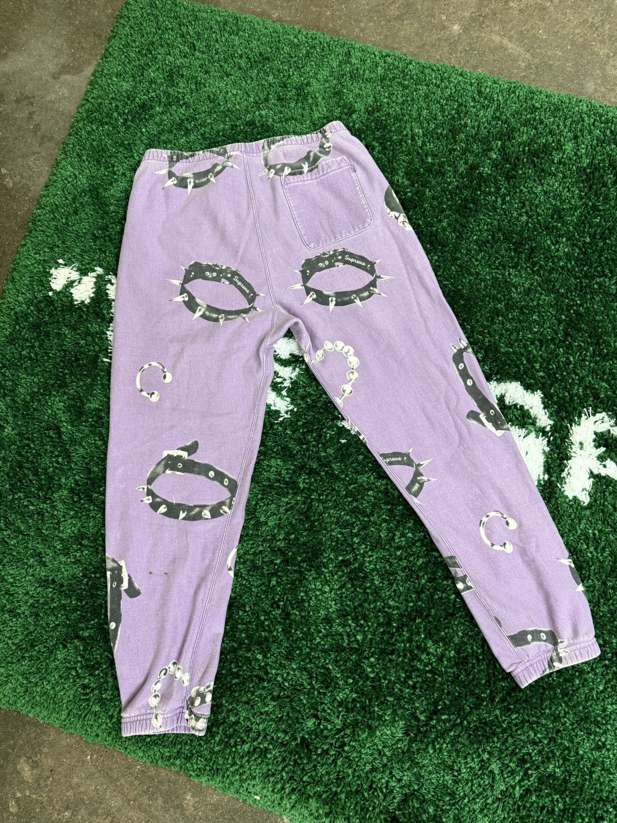 Supreme Supreme Studded Collars Sweatpant Violet Medium 32 Size US 32 / EU 48 - 6 Thumbnail