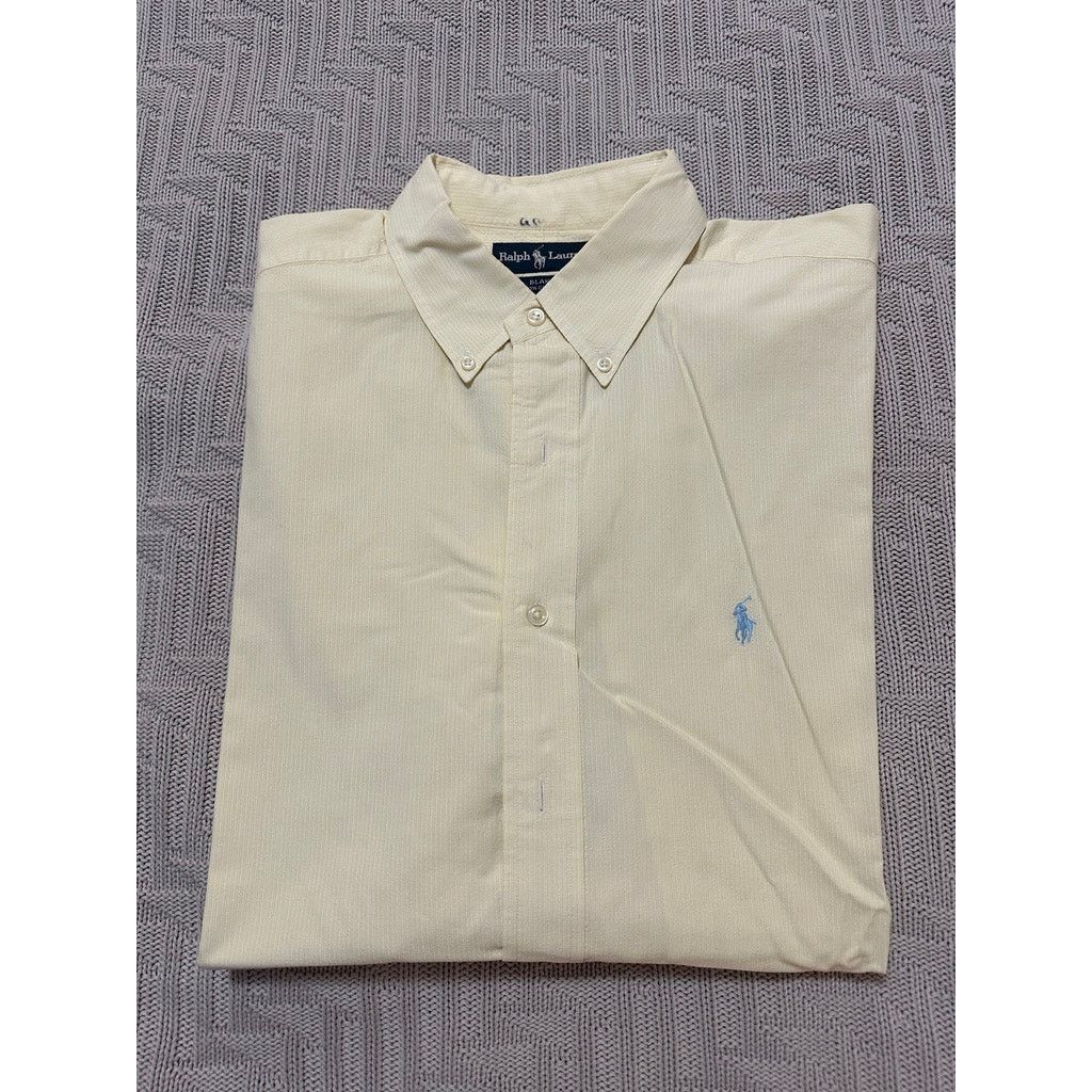 Ralph Lauren Ralph Lauren Blake yellow short sleeve button down Size US XL / EU 56 / 4 - 1 Thumbnail