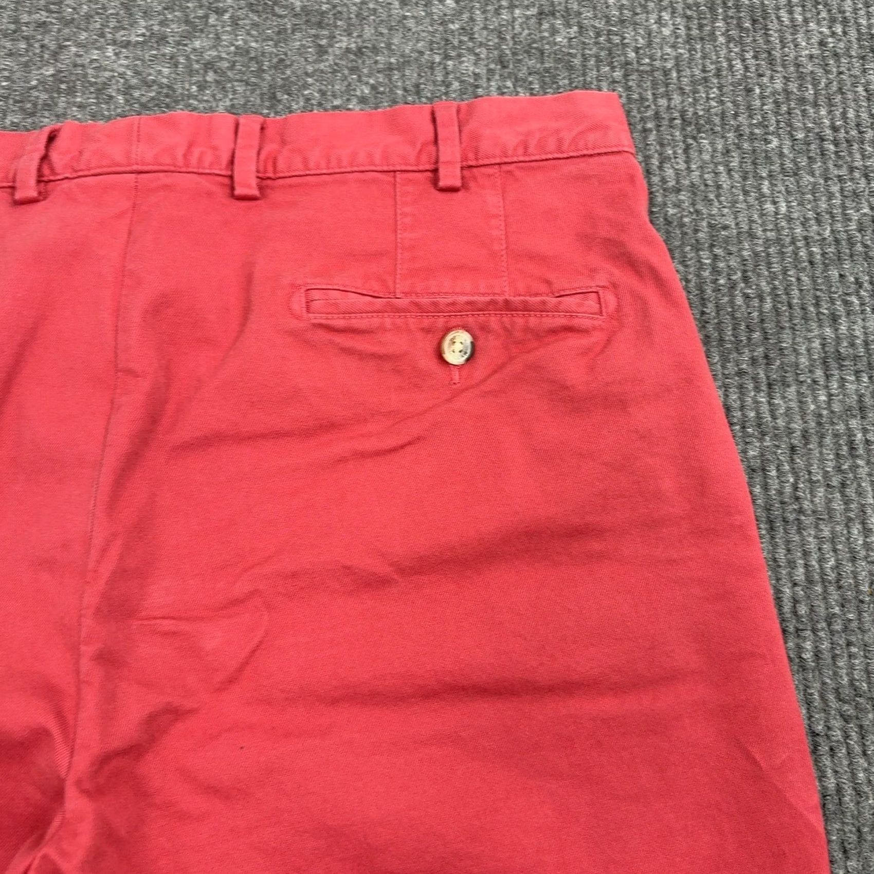 Peter Millar Peter Millar Shorts Mens 36 Red Pima Cotton Spandex Chino Golf Luxury Style Size US 37 - 4 Thumbnail