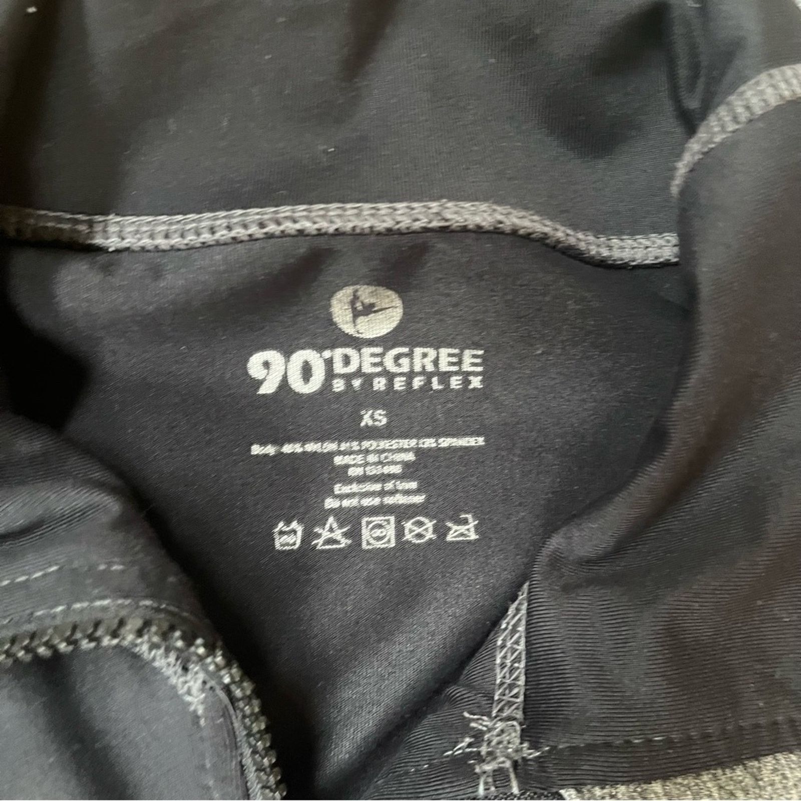 Other 90 Degree by Reflex 3 Athletic Jackets Full Zip Black XS Size XS / US 0-2 / IT 36-38 - 3 Thumbnail