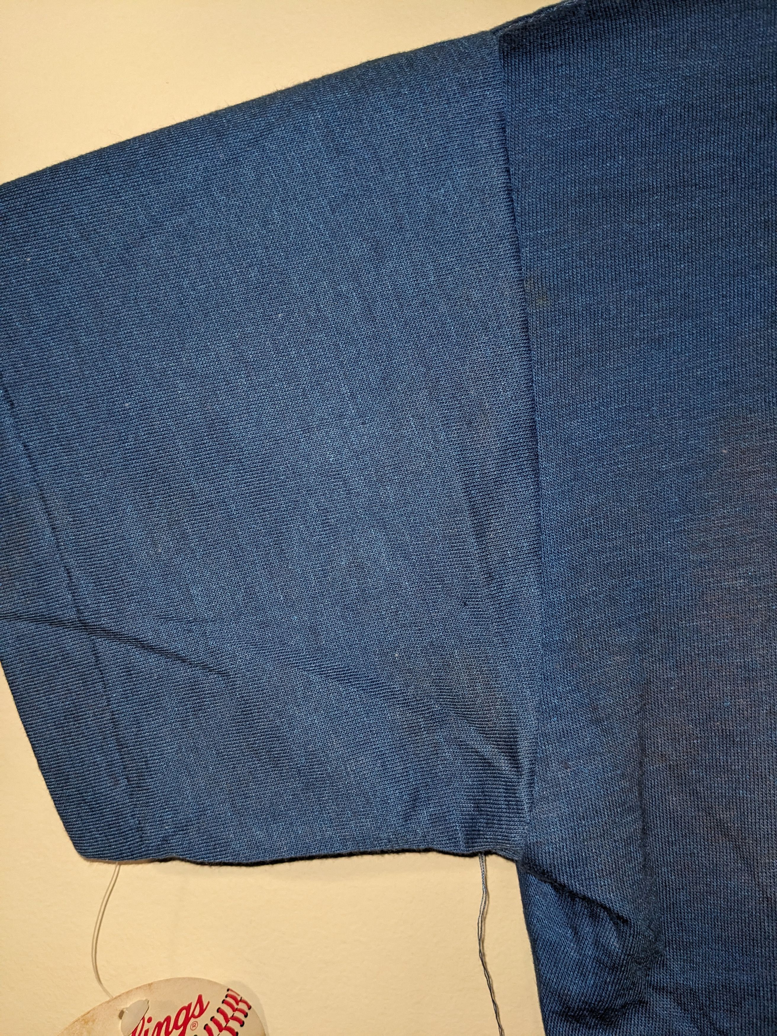 MLB × Vintage Vintage 80s New York Mets Rawlings Blue YOUTH Large T-Shirt Size US L / EU 52-54 / 3 - 11 Thumbnail