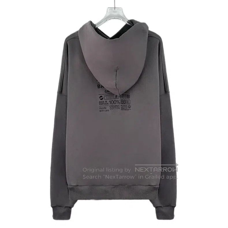 Balenciaga Balenciaga Caramel Letter Print Cotton Hooded Long Sleeve Size US XS / EU 42 / 0 - 2 Thumbnail