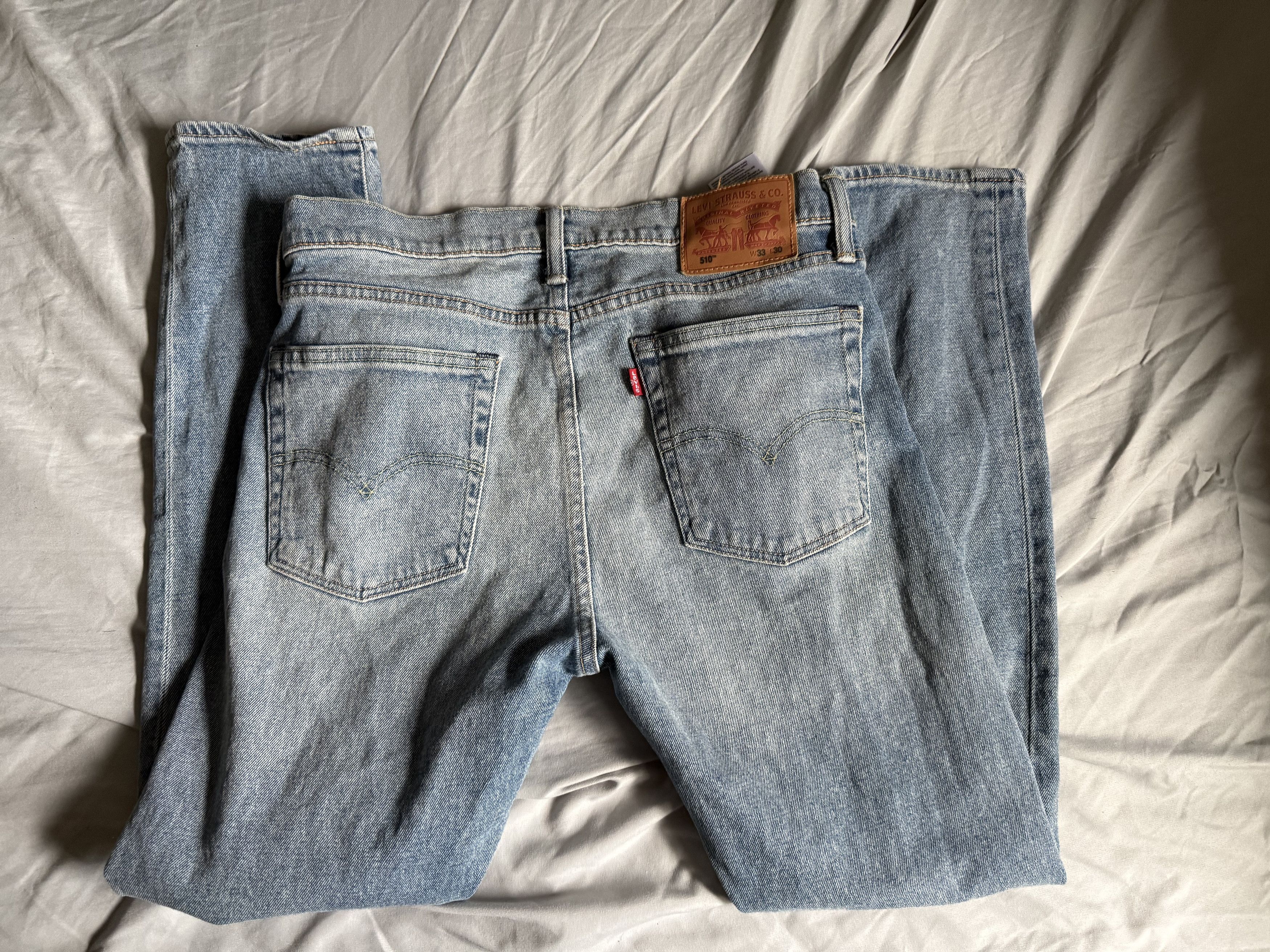 Levi's Levi's 510 5-Pocket Skinny Fit Jeans Size 33x30 $98 Size US 33 - 3 Thumbnail
