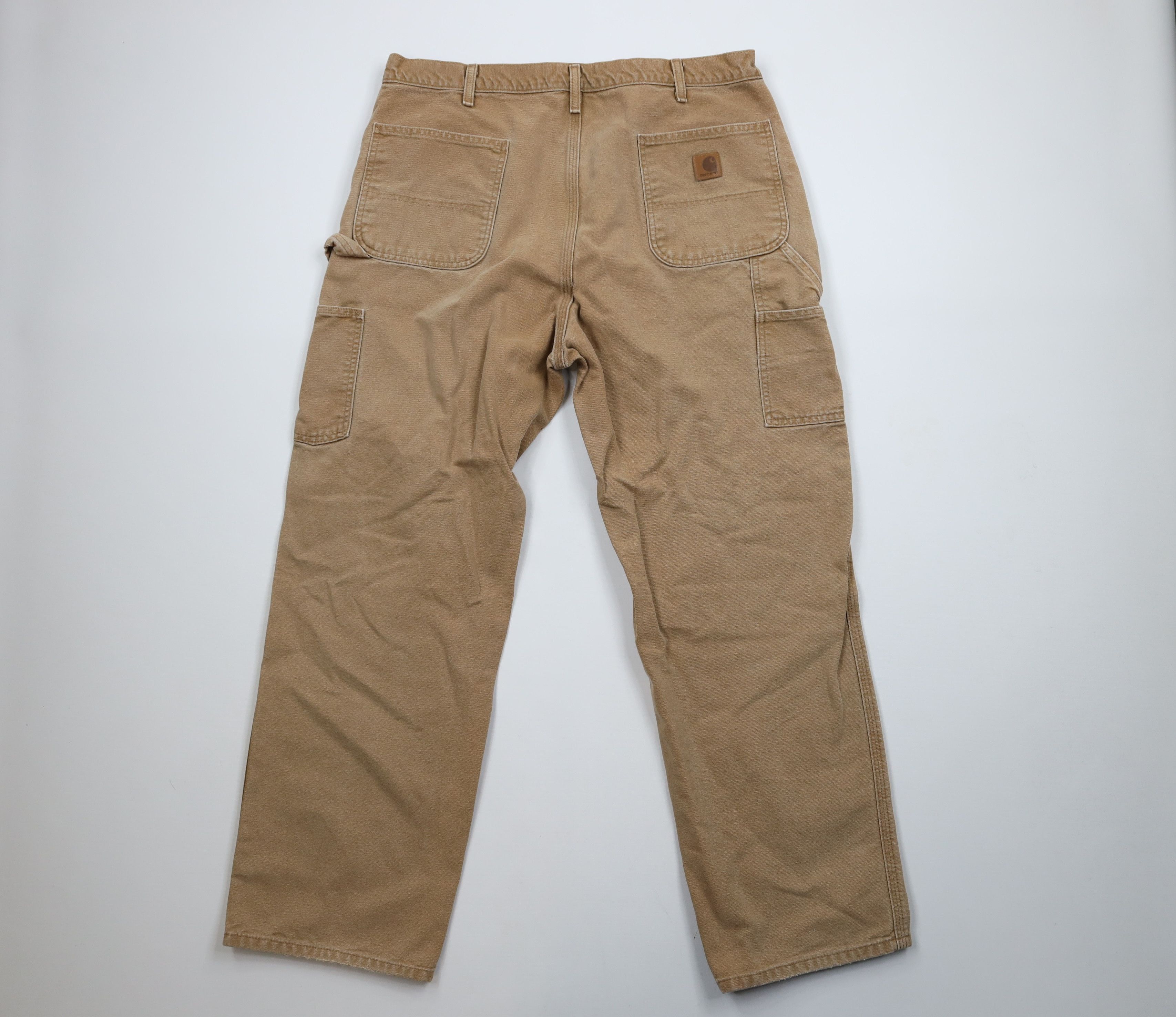 Carhartt × Vintage Vintage Y2K Carhartt Wide Leg Dungaree Pants Duck Brown Size US 40 / EU 56 - 8 Thumbnail