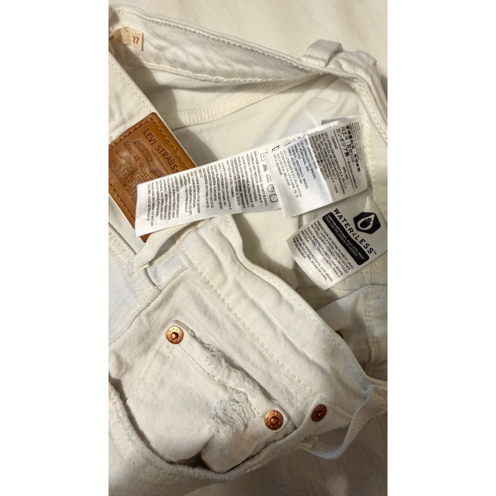 Levi's Levi’s Ribcage Straight Ankle Jeans in Cloud Over size 27 Size 27" / US 4 / IT 40 - 7 Thumbnail