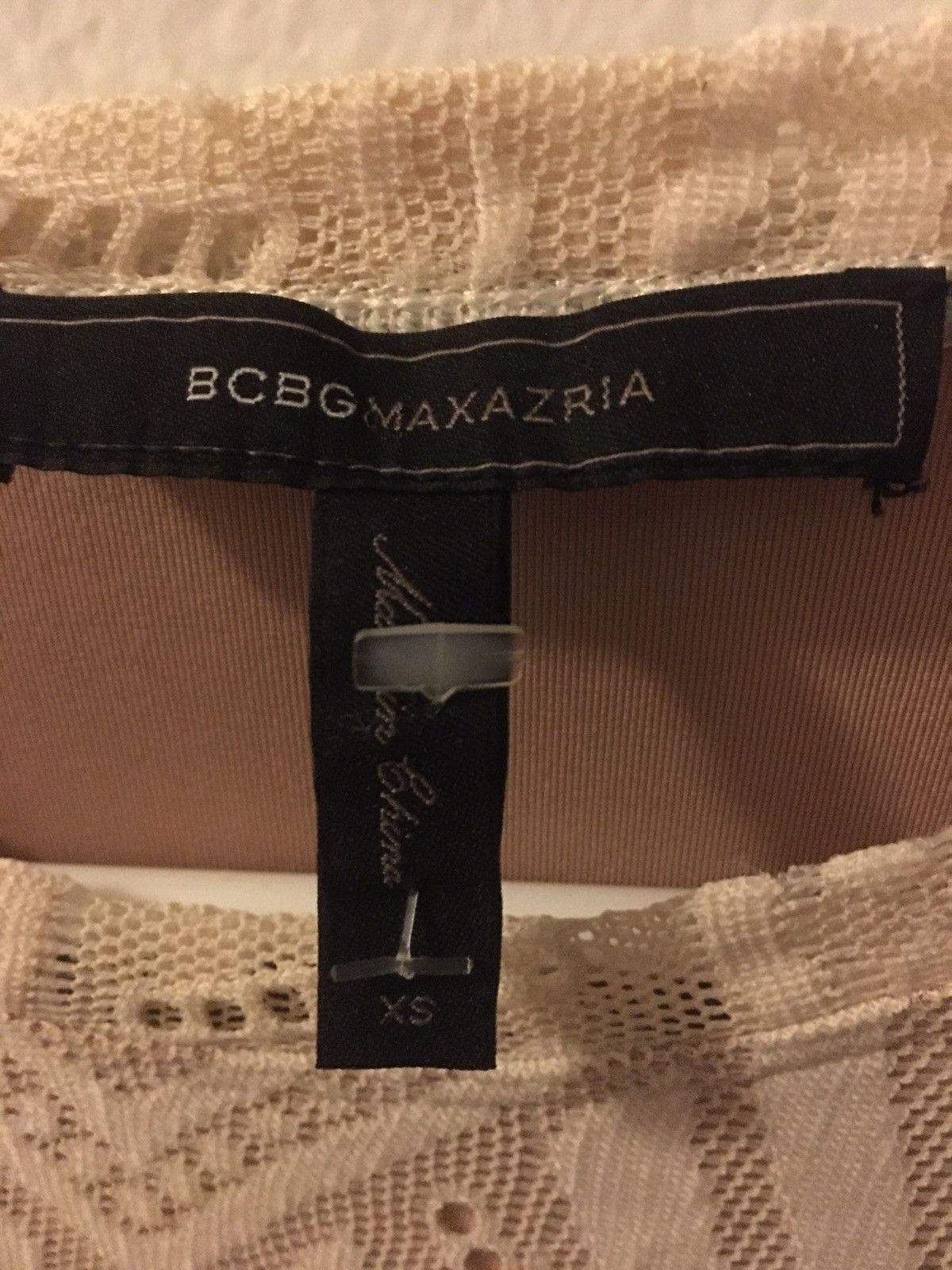 Bcbgmaxazria BCBGMaxAzria Natyly Long Sleeved Swing Midi Dress Cream XS Size XS / US 0-2 / IT 36-38 - 5 Thumbnail