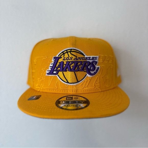 NBA New Los Angeles Lakers New Era Gold 2023 NBA Draft 9FIFTY Sn Size ONE SIZE - 2 Thumbnail