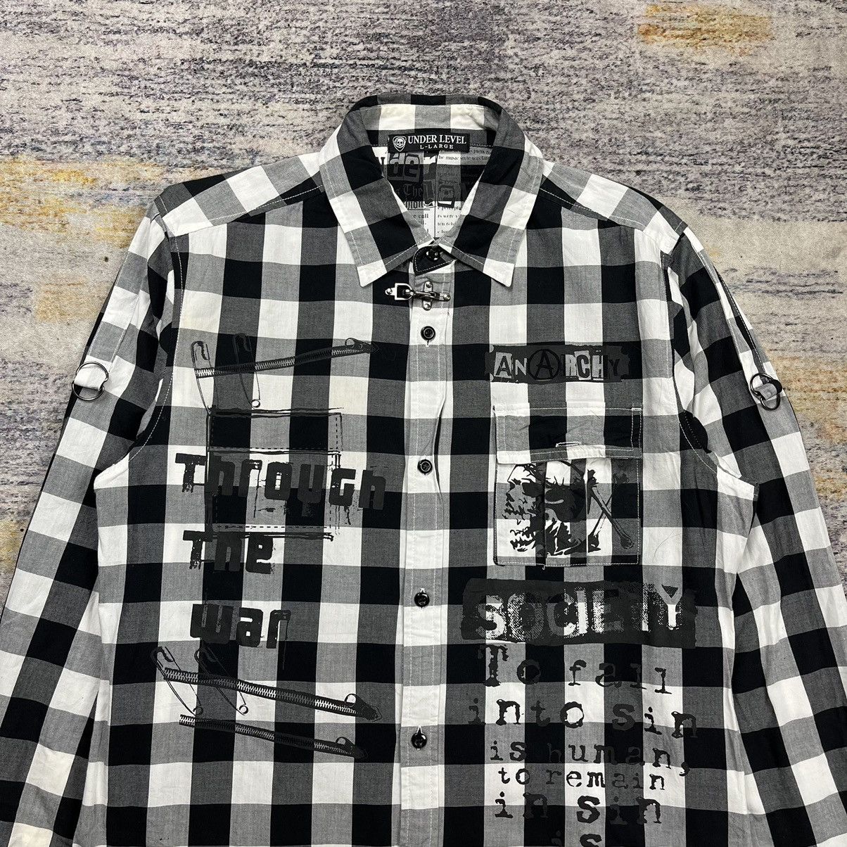 A.F.F.A. × Japanese Brand × Seditionaries Under Level Anarchy seditionaries bondage punk shirt Size US L / EU 52-54 / 3 - 2 Thumbnail