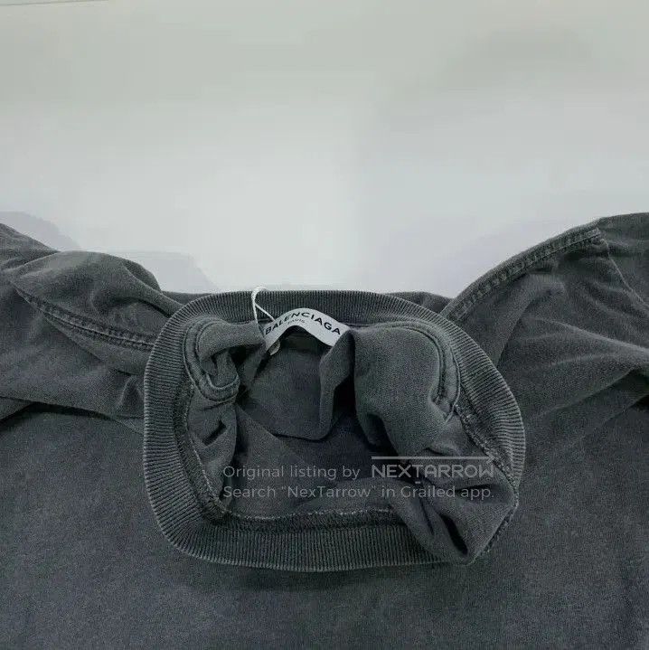 Balenciaga Casual Gray Short Sleeve T.