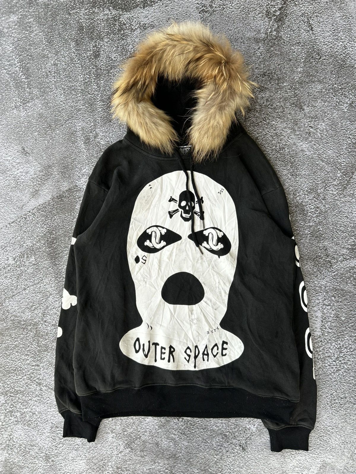 Hysteric Glamour OuterSpace Skull Mask Fur Hoodie Ifsixwasnine Lgb Style Size US L / EU 52-54 / 3 - 1 Thumbnail