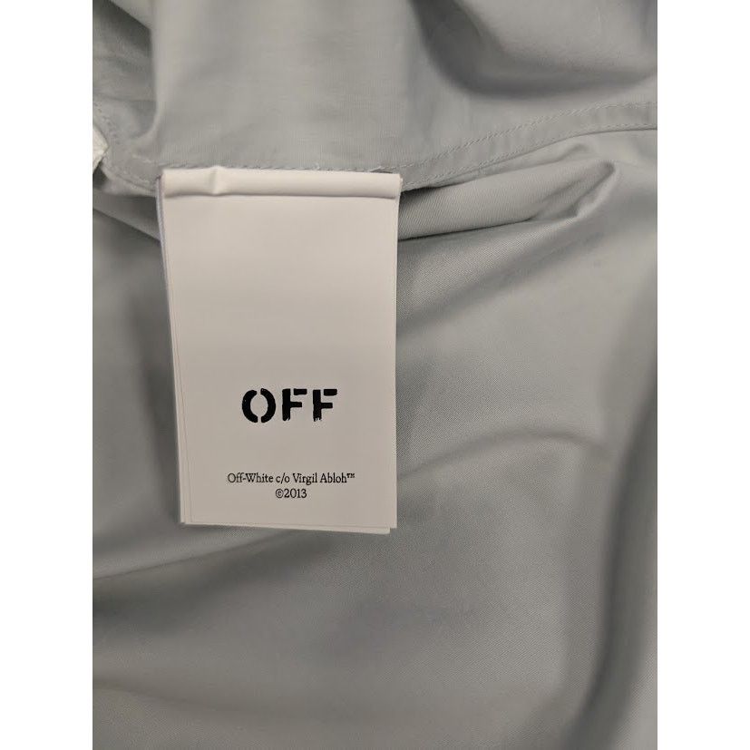 Off-White o1rshd1 Natlover Lace Heavycot Artic Button up Shirt Size US M / EU 48-50 / 2 - 10 Thumbnail