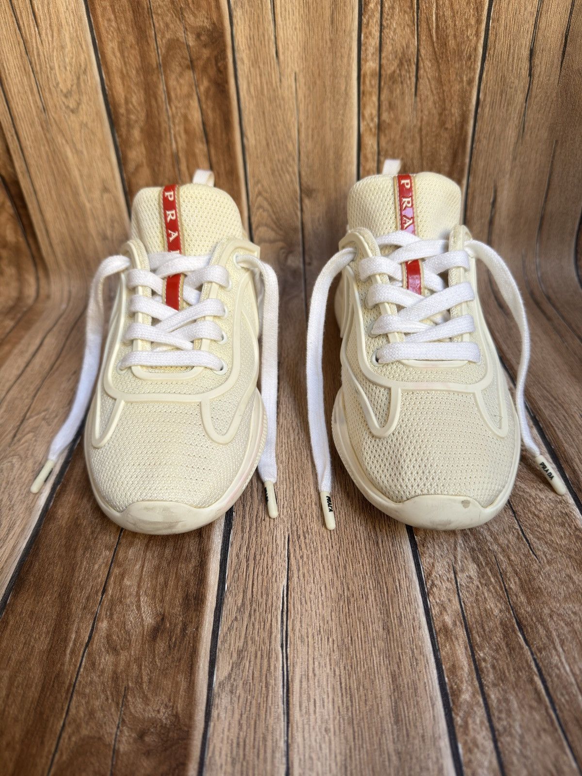 Prada fabric america cup sneakers Size US 5.5 / EU 38 - 3 Thumbnail
