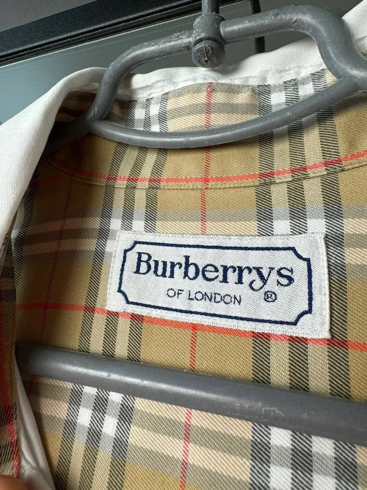 Burberry × Vintage Vintage Burberrys shirt Nova Check Burberry Shirt y2k style Size US L / EU 52-54 / 3 - 8 Thumbnail
