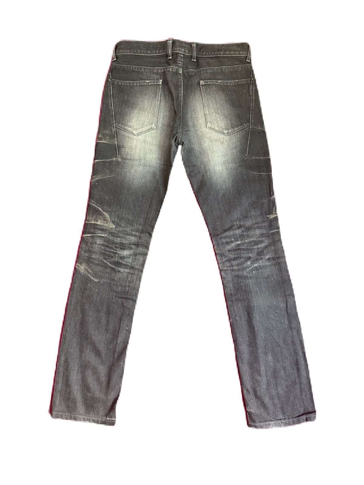 Neil Barrett NEIL BARRET BLACK DISTRESS DESIGN SLIM TYPE Size US 32 / EU 48 - 5 Thumbnail