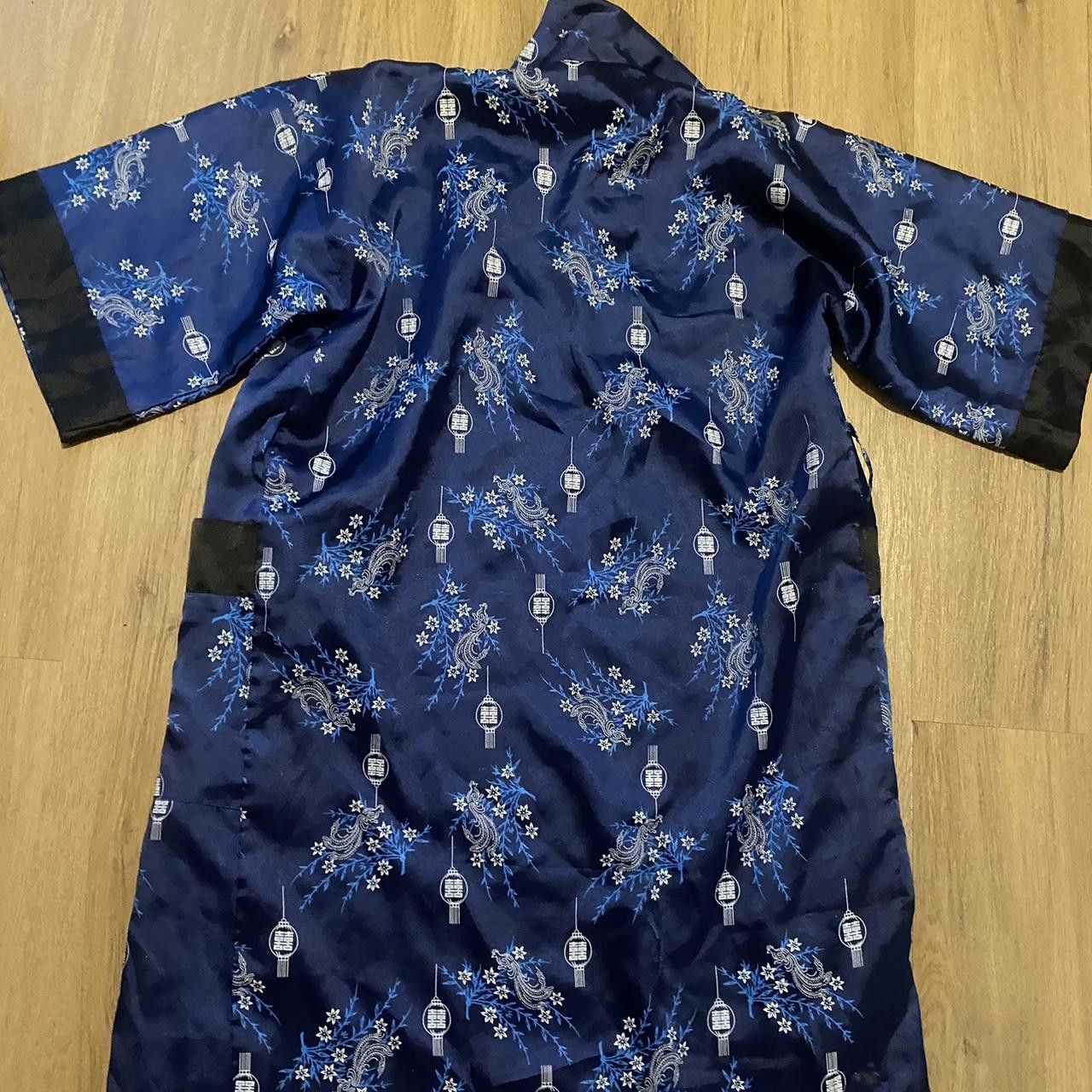 Other Blue and black kimono with dragon and cherry blossom Size US M / EU 48-50 / 2 - 3 Thumbnail