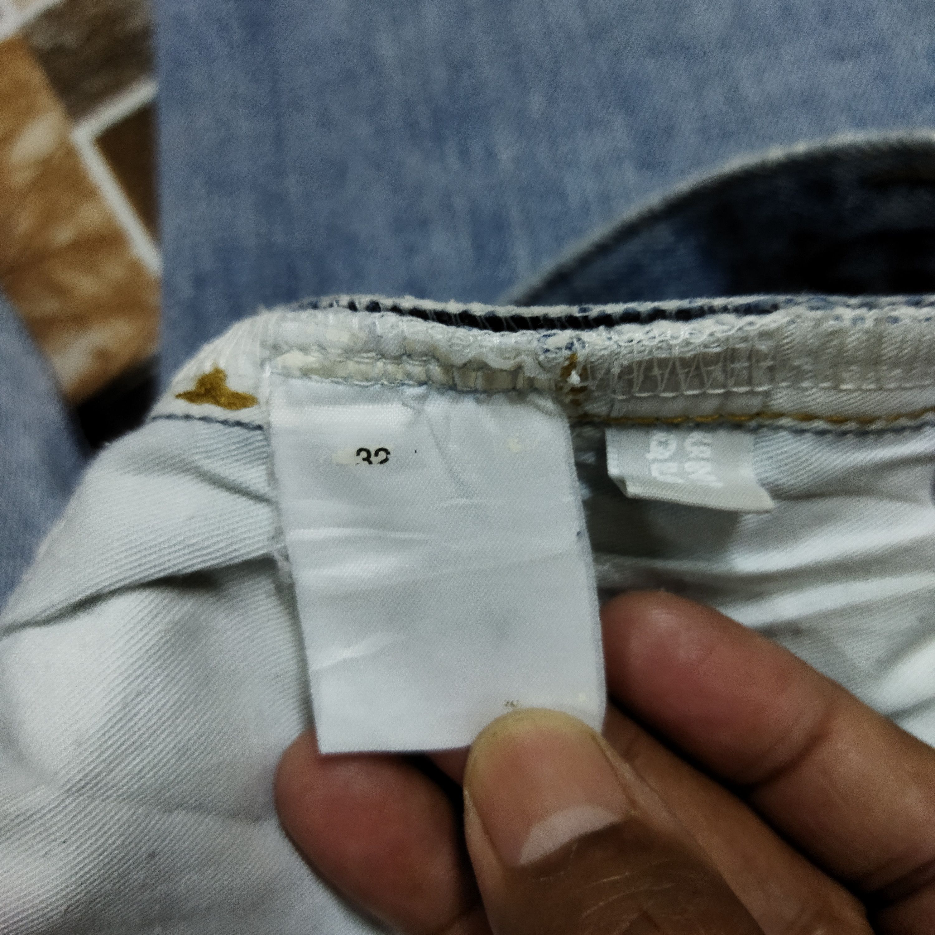Japanese Brand × Vintage VINTAGE JAPANESE DISTRESSED LIGHT BLUE JEANS PANTS Size US 28 / EU 44 - 10 Thumbnail