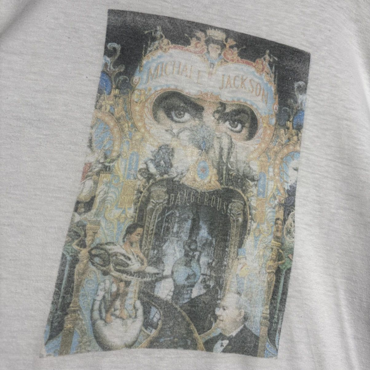 Michael Jackson Vintage 90s Michael Jackson Dangerous Tour T-Shirt Band Tee Size US XL / EU 56 / 4 - 3 Thumbnail