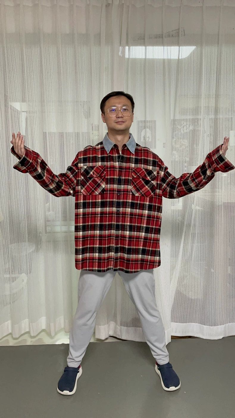 Fear of God Fear of God Season 5 red checkered denim collar shirt Size US M / EU 48-50 / 2 - 1 Thumbnail