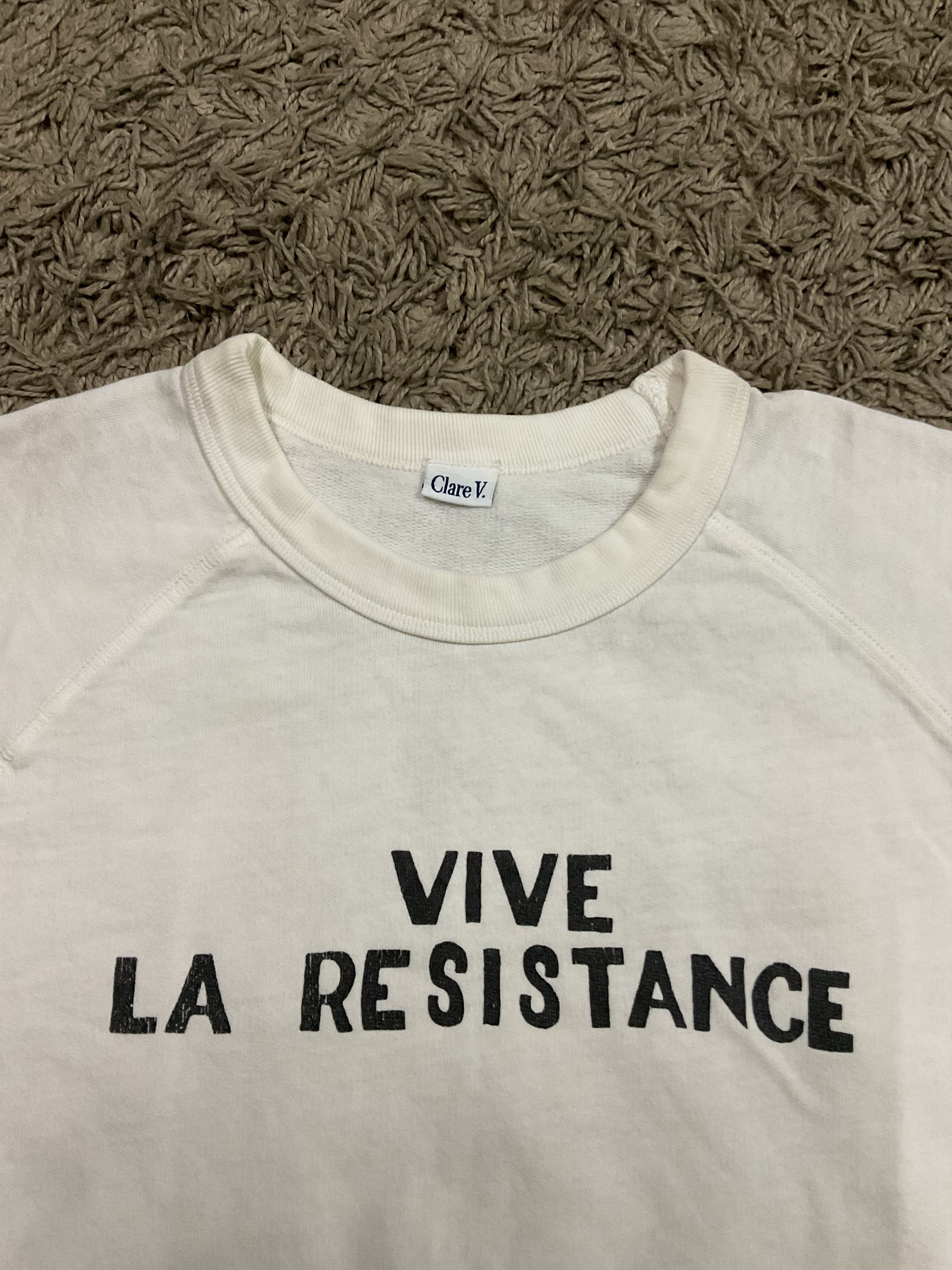 Clare V. Clare V. Vive La Resistance sweatshirt Size S / US 4 / IT 40 - 5 Thumbnail