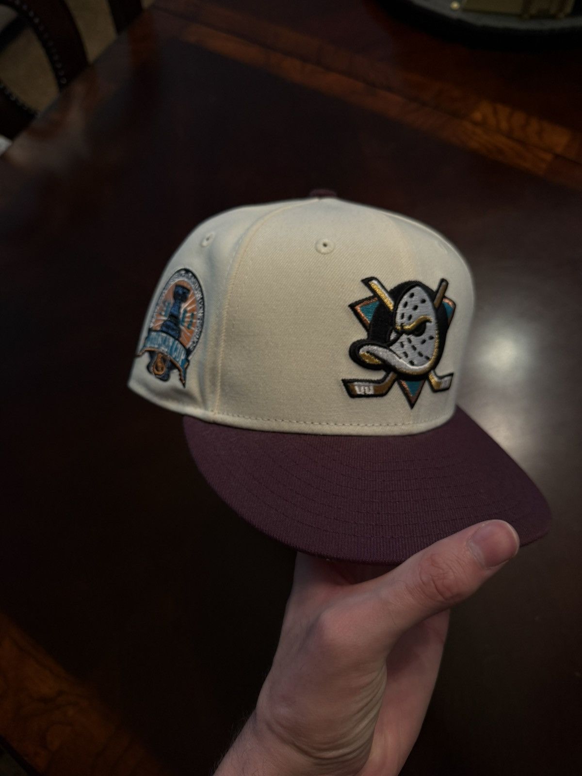 New Era Anaheim Ducks New Era fitted hat 7 1/2 Size ONE SIZE - 1 Thumbnail