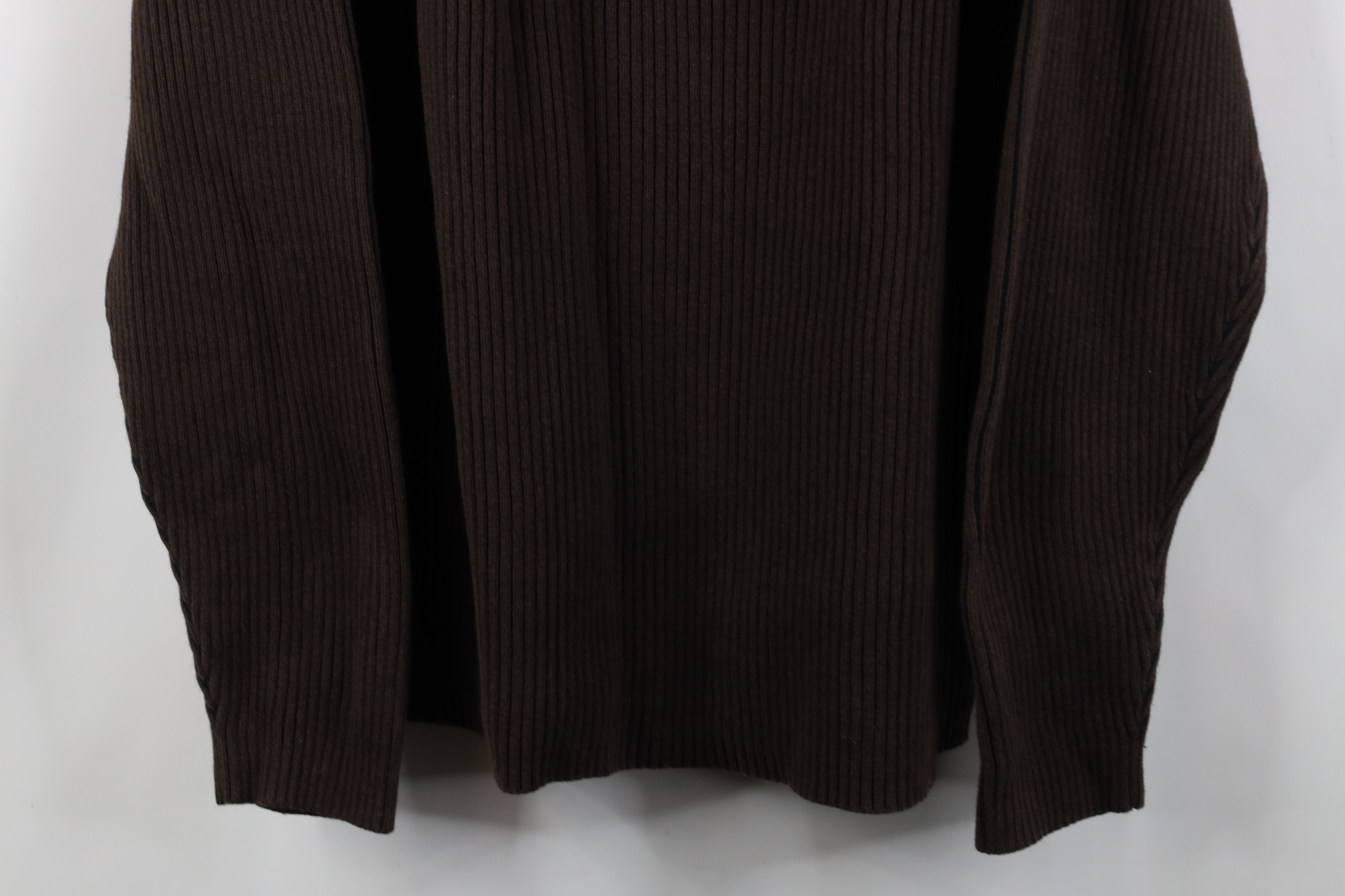Tommy Bahama Vintage 90s Y2K Tommy Bahama Ribbed Knit Sweater Brown Size US XL / EU 56 / 4 - 3 Thumbnail