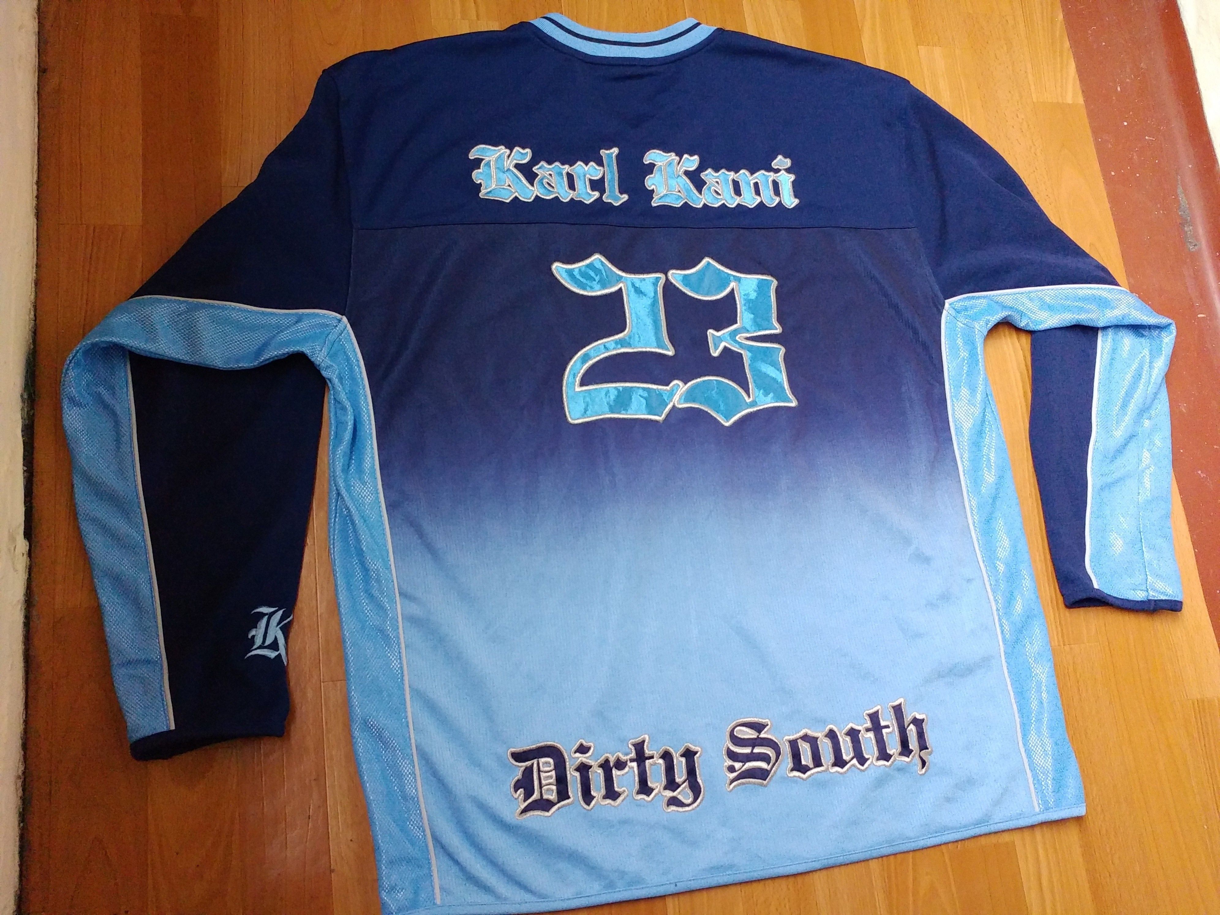 Karl Kani KARL KANI jersey, Dirty South, vintage hip hop t-shirt, L Size US L / EU 52-54 / 3 - 3 Thumbnail