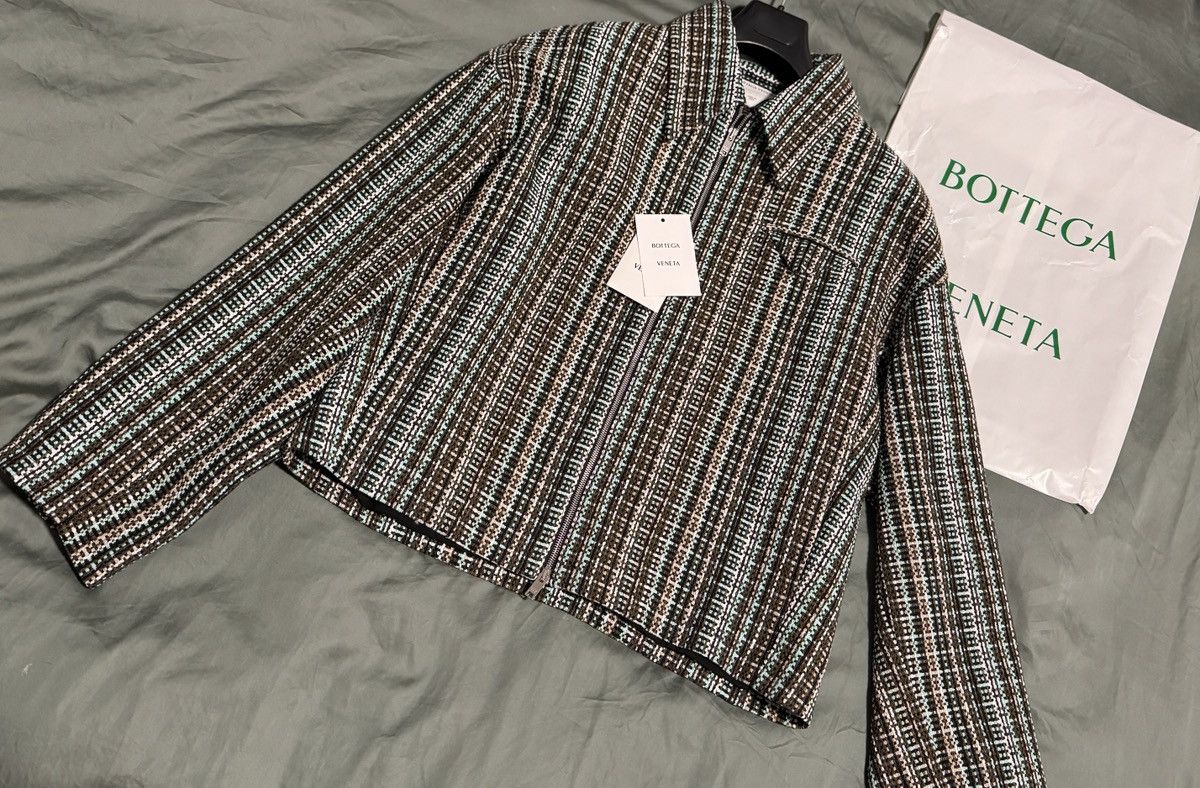 Bottega Veneta Bottega Veneta Cotton- Blend Blouson Jacket size 50 Size US M / EU 48-50 / 2 - 13 Thumbnail