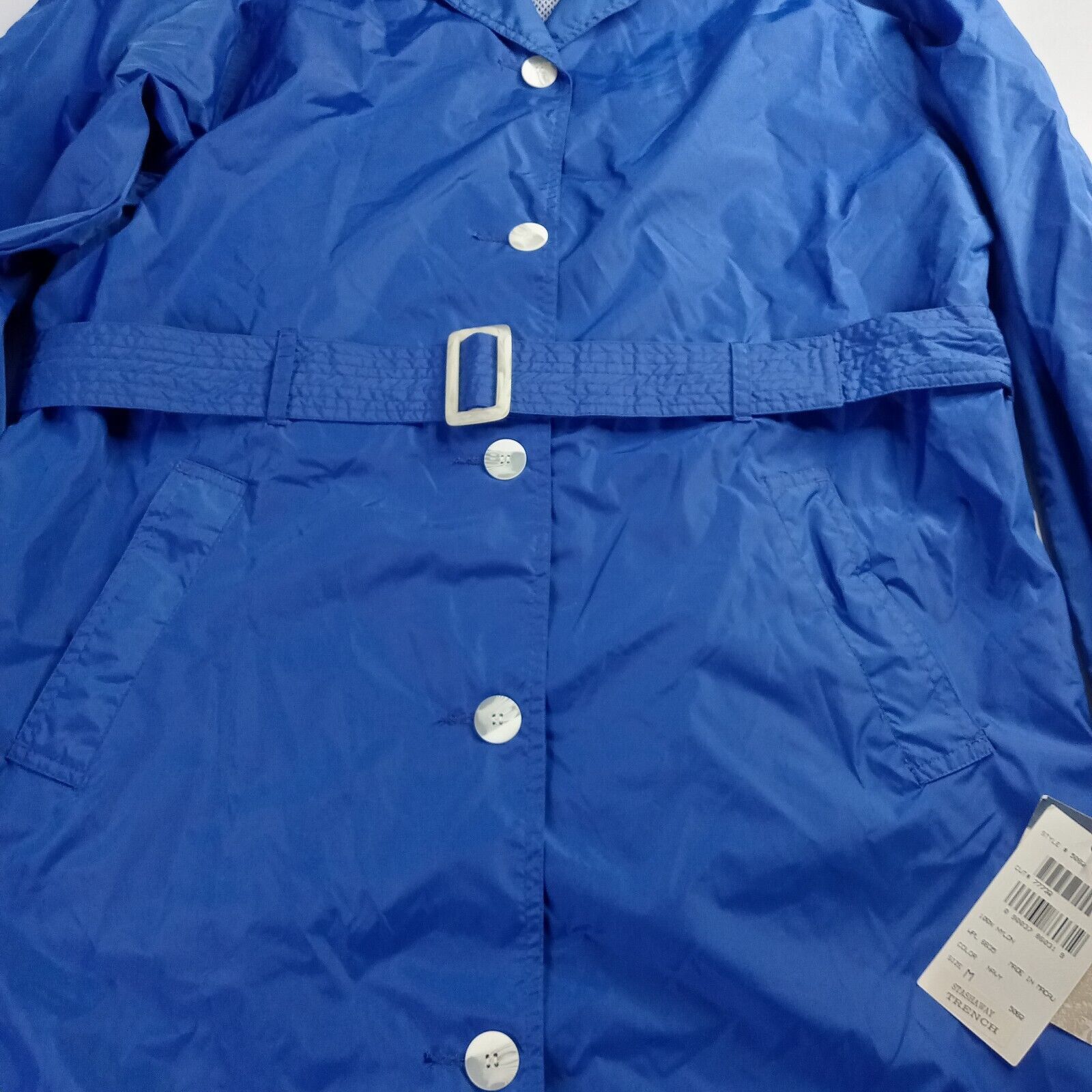 Woolrich Woolen Mills Vintage Woolrich Stashaway Trenchcoat Women's Size M Blue Size M / US 6-8 / IT 42-44 - 2 Thumbnail