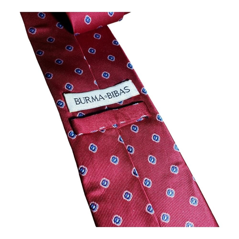 Burma Bibas T105 Vintage Burma Bibas Silk Tie 60" Size ONE SIZE - 3 Thumbnail