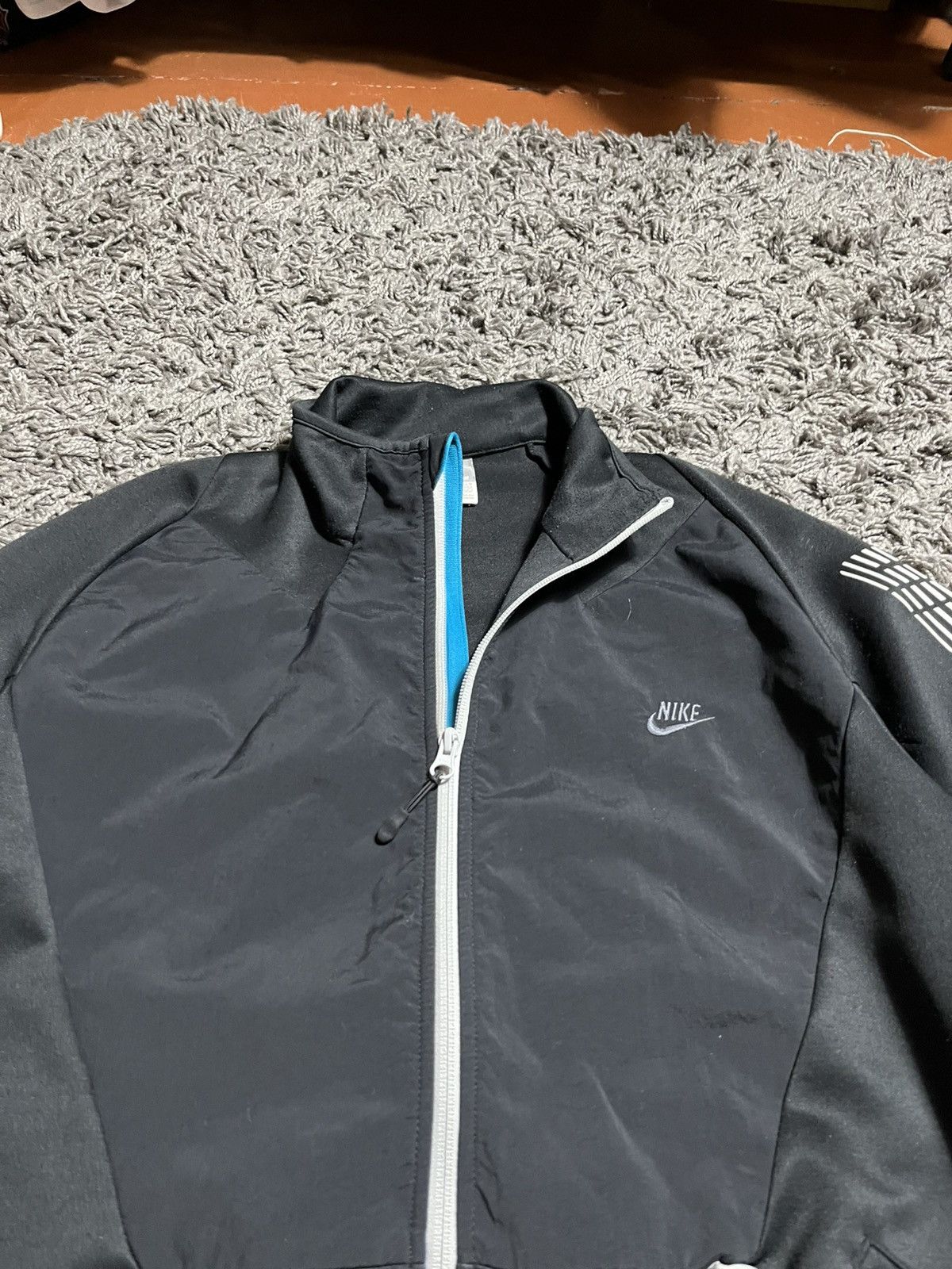 Nike NIKE VINTAGE 00s DRILL WINDBREAKER NYLON & COTTON Size US M / EU 48-50 / 2 - 3 Thumbnail
