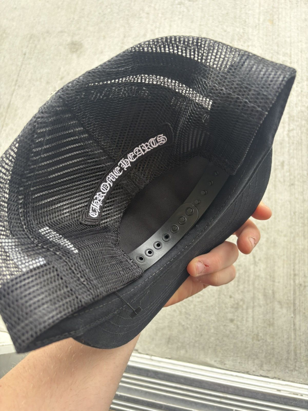 Chrome Hearts Lamb Skin triple patch brand new hat Size ONE SIZE - 4 Thumbnail