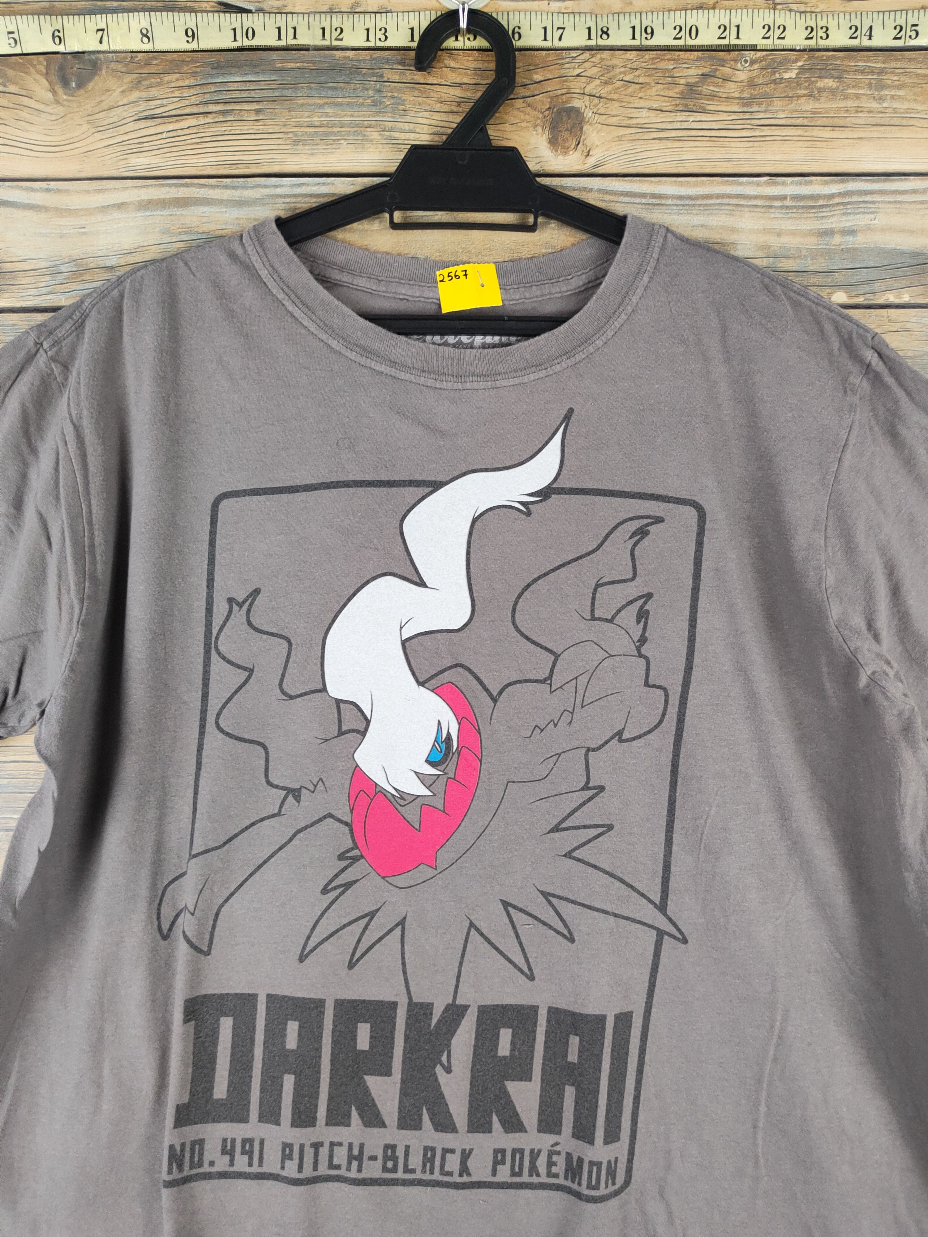 Pokemon DL Pokemon Gray Darkrai Short Sleeve T-shirt #2567 Size US L / EU 52-54 / 3 - 2 Thumbnail