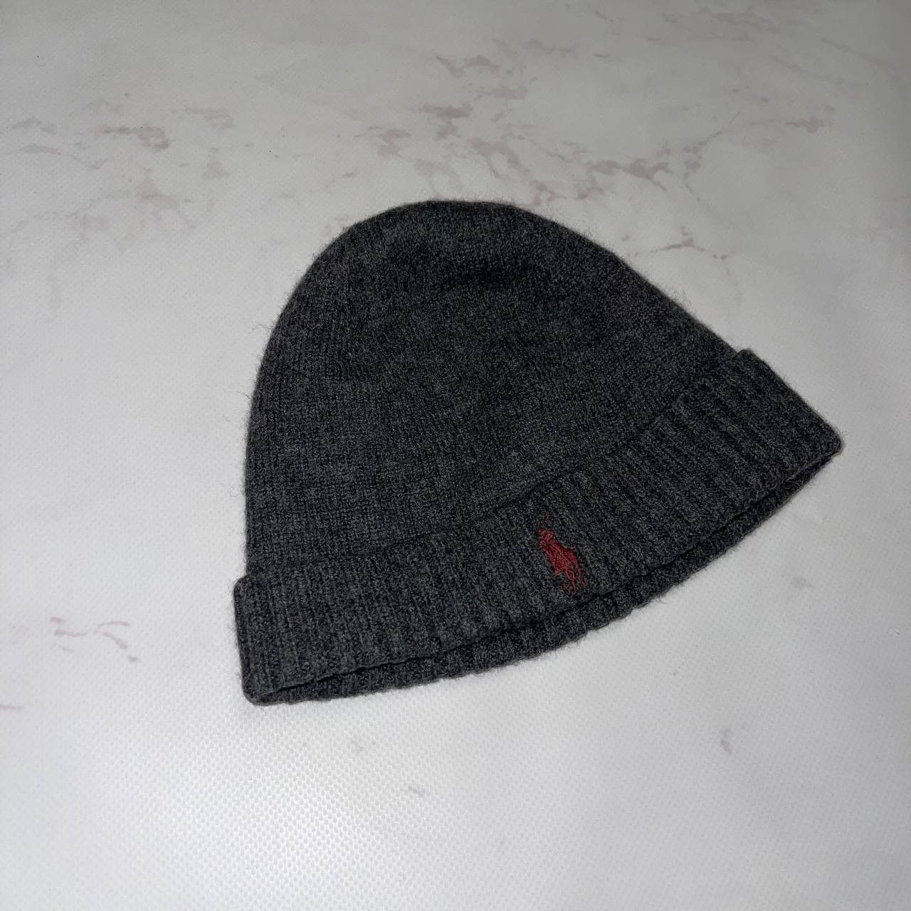 Polo Ralph Lauren Polo Ralph Lauren Wool Beanie Grey Size ONE SIZE - 2 Thumbnail