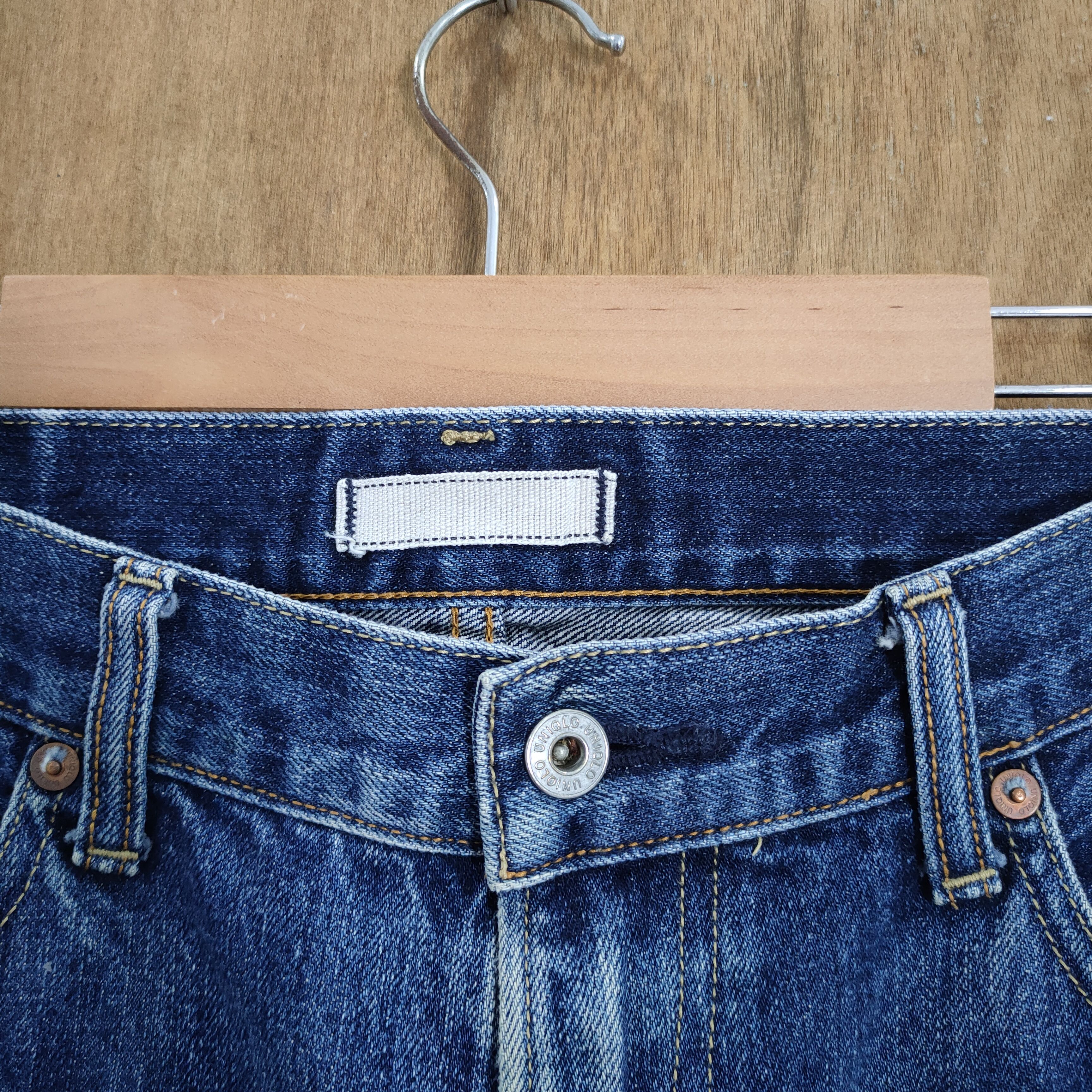 Japanese Brand VINTAGE JAPANESE SELVEDGE FADED MUD WASH JEANS PANTS Size US 33 - 6 Thumbnail