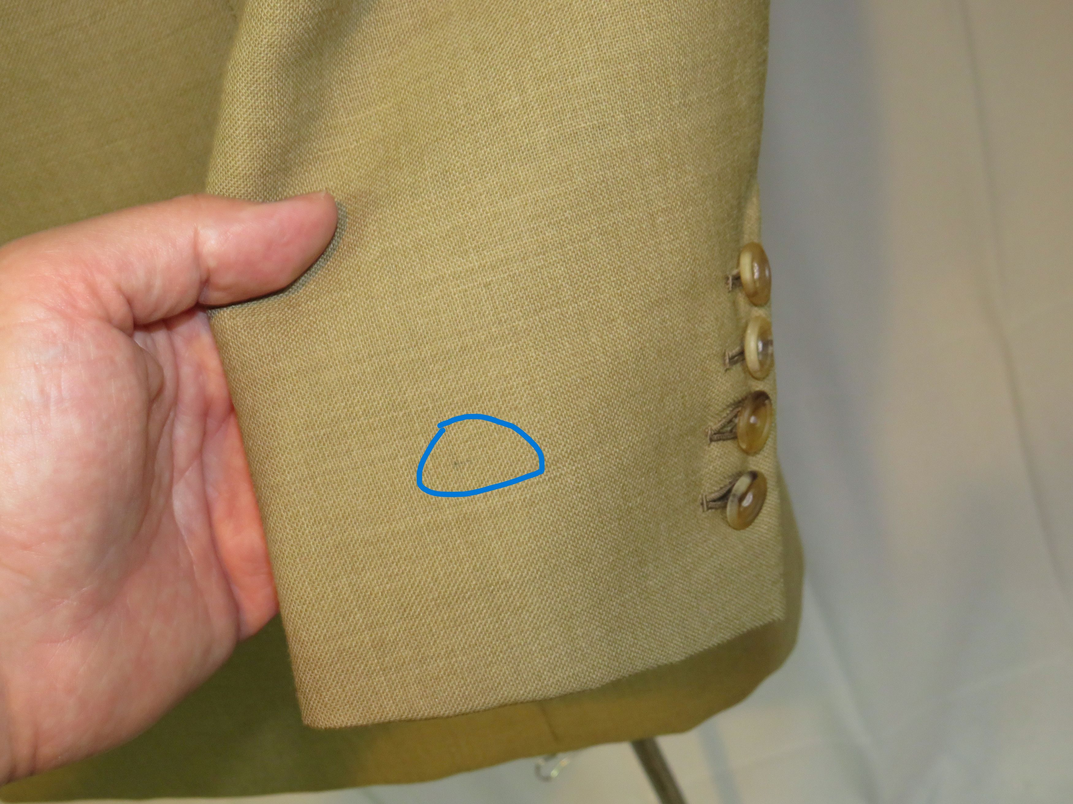 Henry Poole Bespoke Beige Hopsack Double Breasted Sport Coat 46R Size 46R - 14 Thumbnail