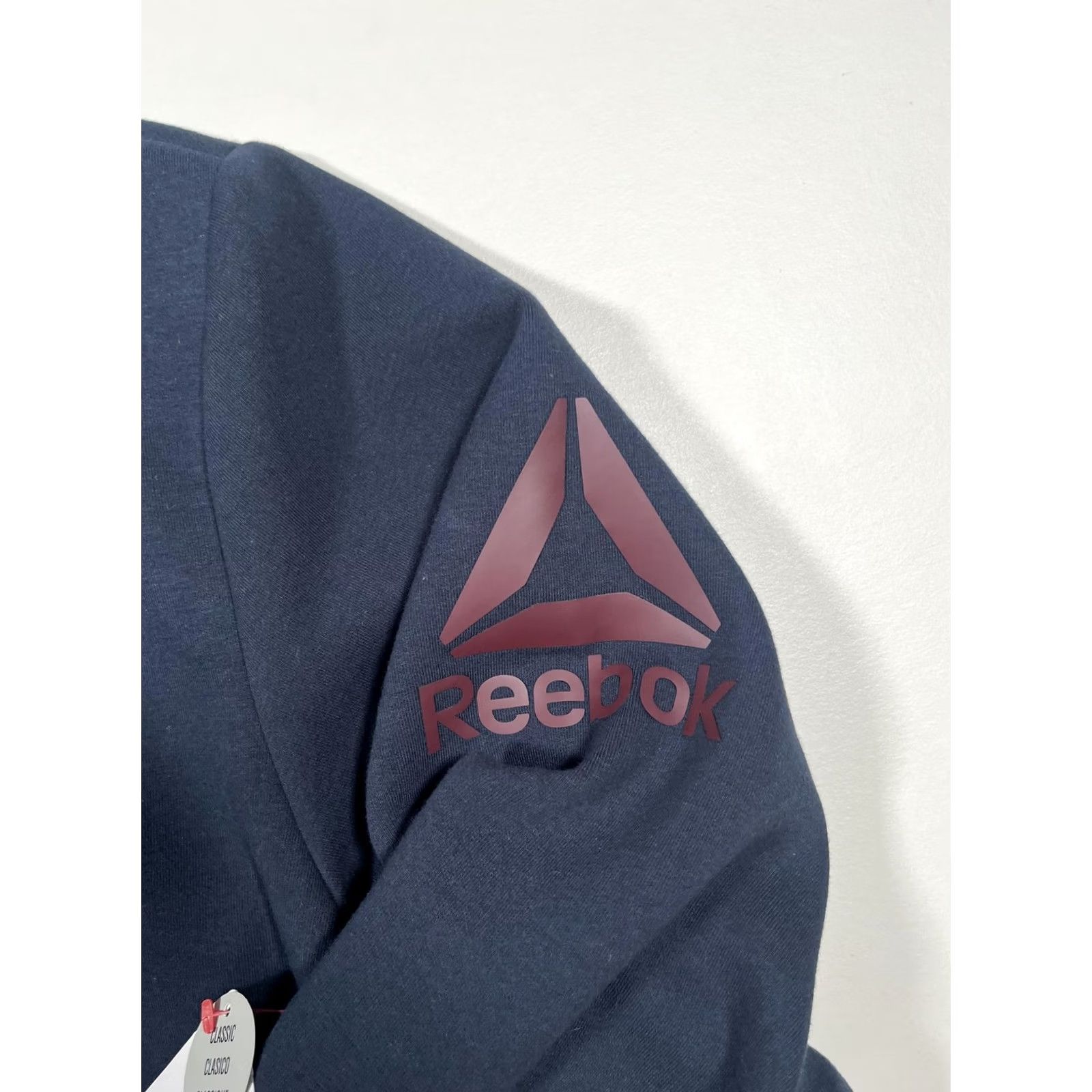 Reebok Reebok Classic Hoodie Mens S Navy Full Zip Pockets Size US S / EU 44-46 / 1 - 6 Thumbnail