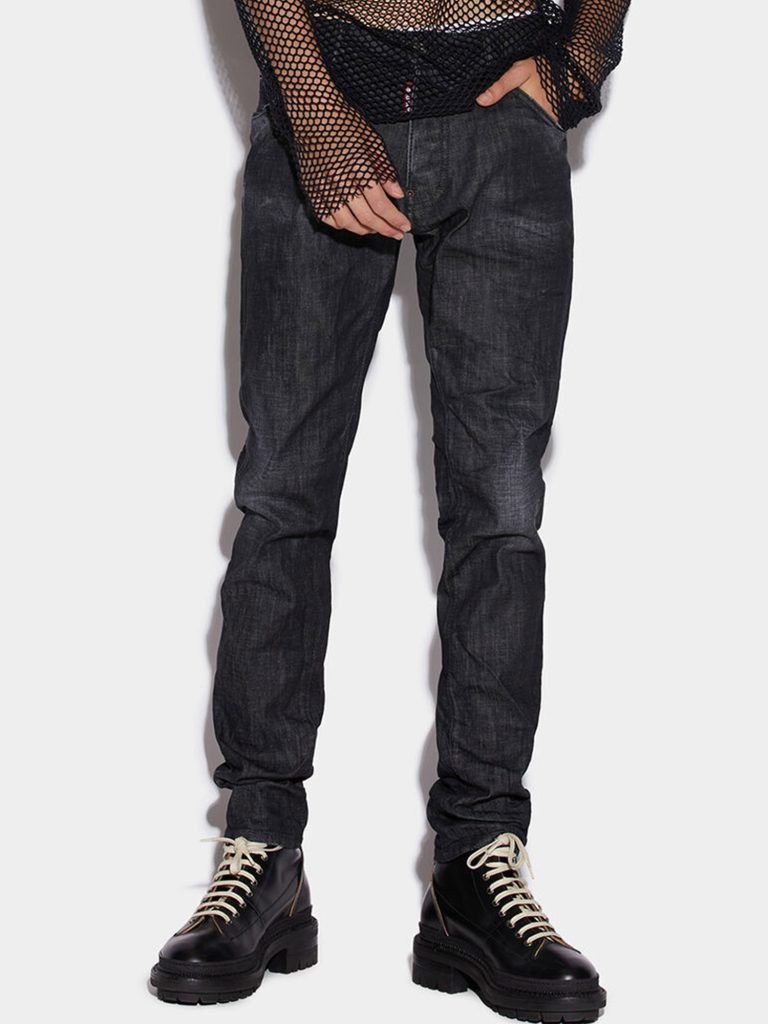 DSQUARED2 ブラック デニム 52 DSQUARED2 - DSQUARED2 ディースクエアード ジーンズ ブラック
