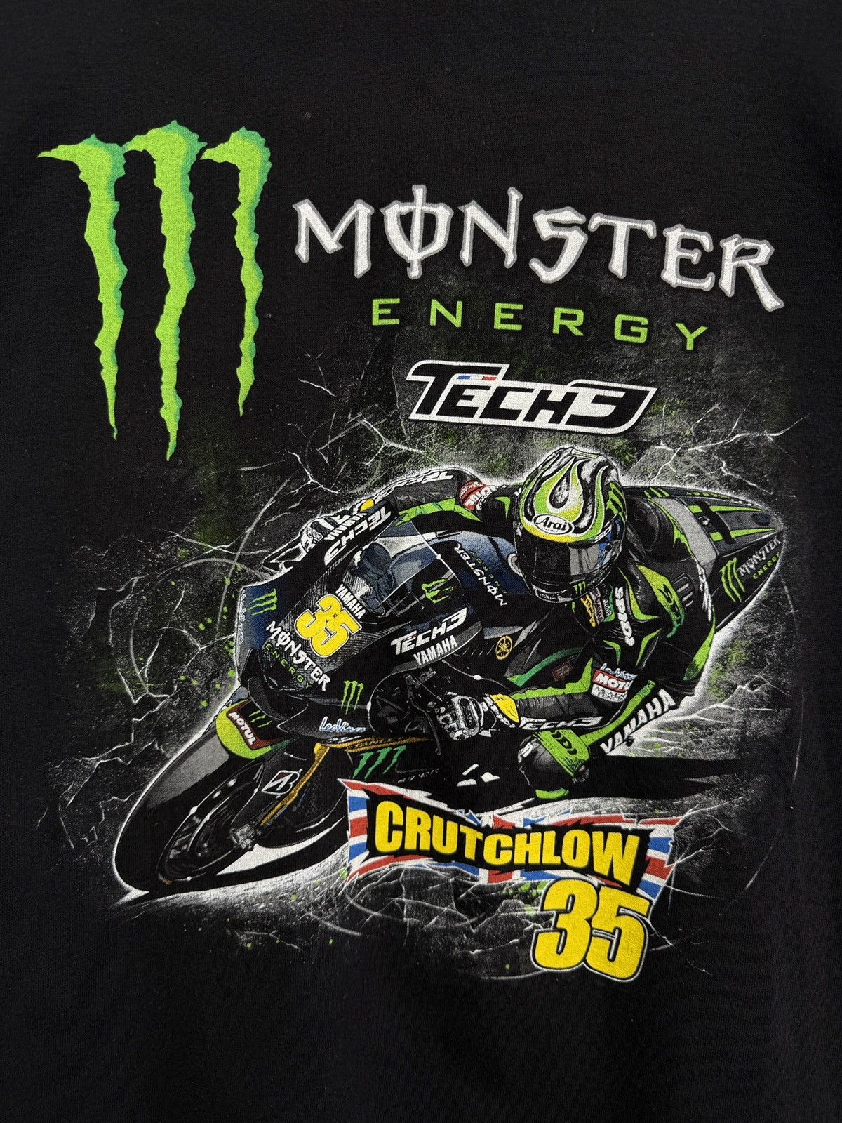Yamaha 🇬🇧 Vintage Y2K Monster Energy Cal Crutchlow Racing T-Shirt Size US L / EU 52-54 / 3 - 5 Thumbnail