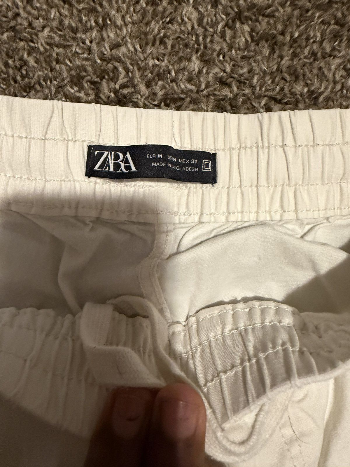Zara ZARA White Jogger Pants Size US 31 - 3 Thumbnail