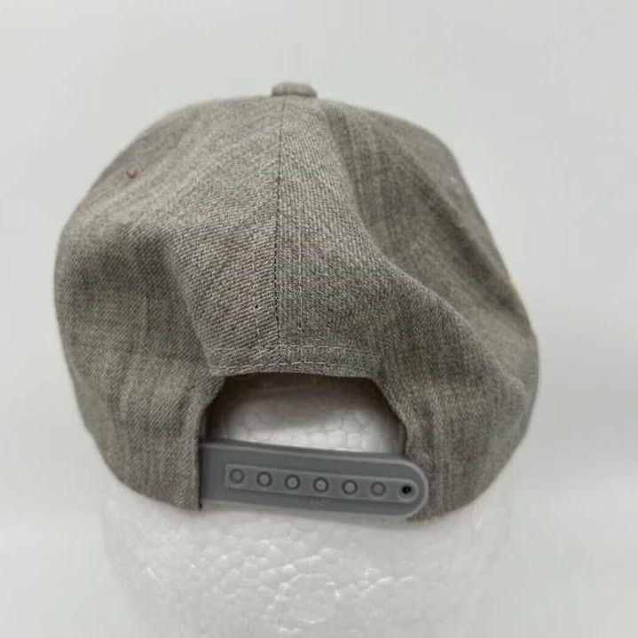 Vintage The Classic Yupoong Wool Blend Hats Adult OSFA Gray Snapback Mens NEW Size ONE SIZE - 3 Thumbnail