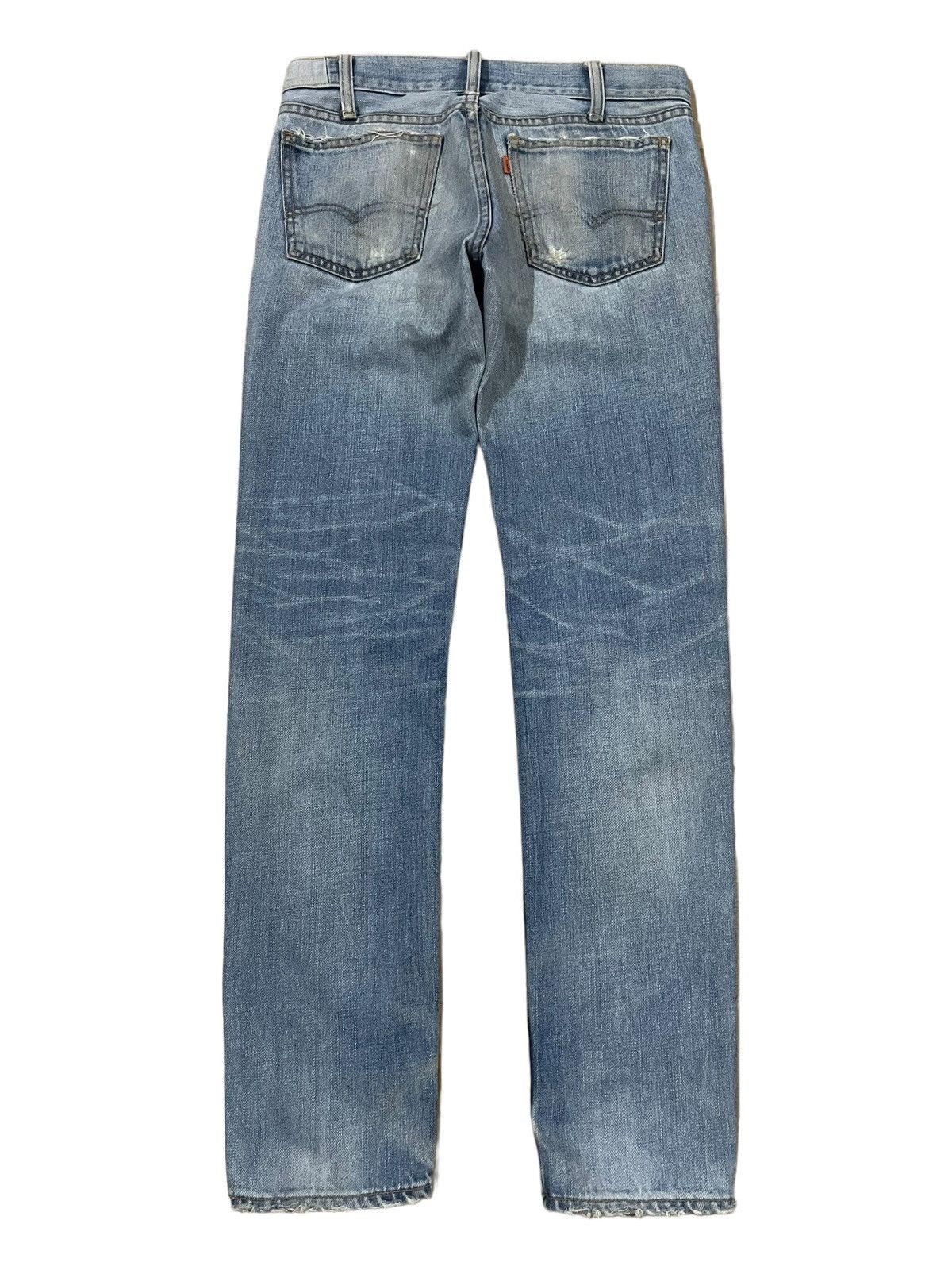 Levi's Vintage Clothing 1990s Levi’s 501 Orange Tab Big E Lot 68606 Distressed Jeans Size US 29 - 7 Thumbnail